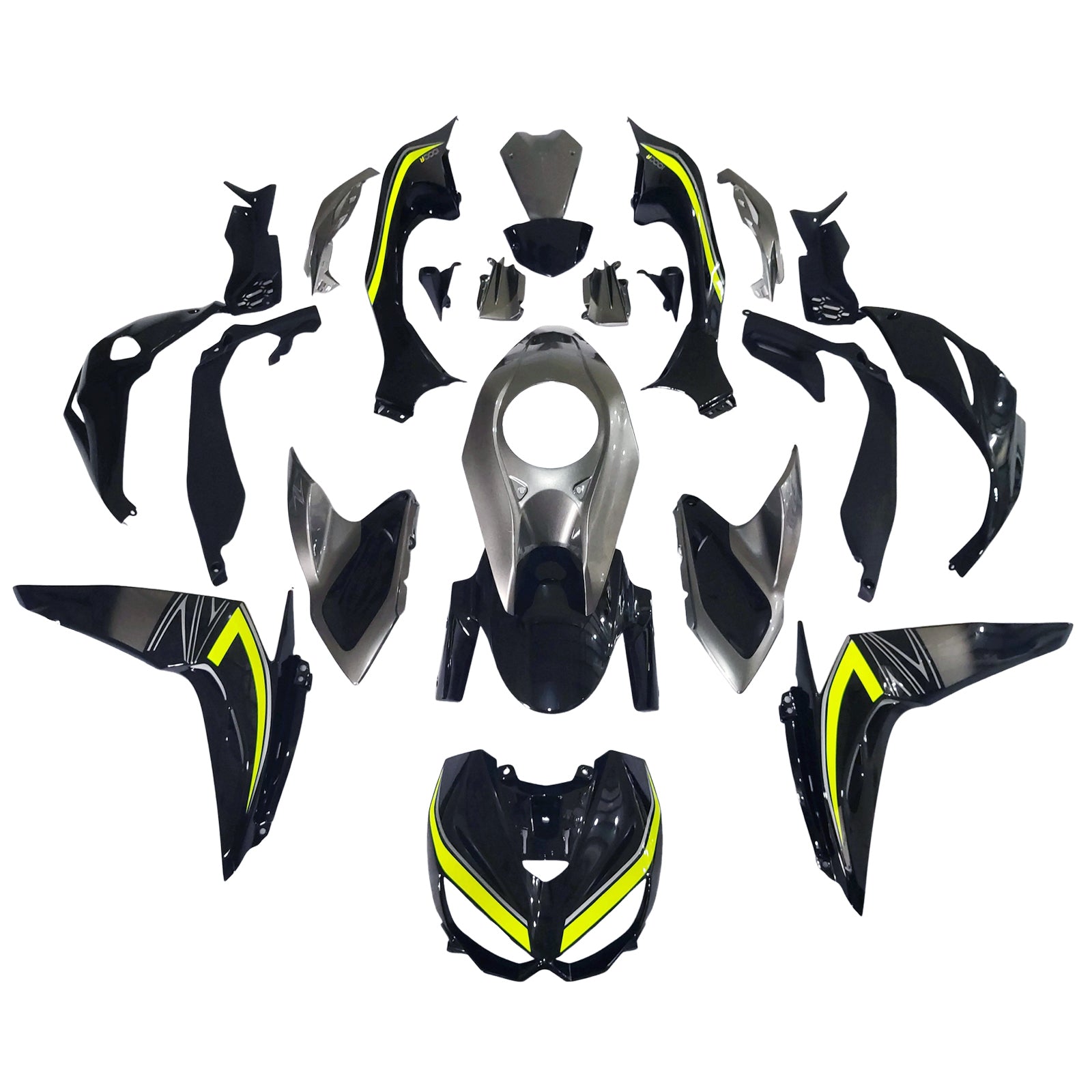 Kawasaki Z1000 2014-2017 Fairing Kit Bodywork Plastic ABS