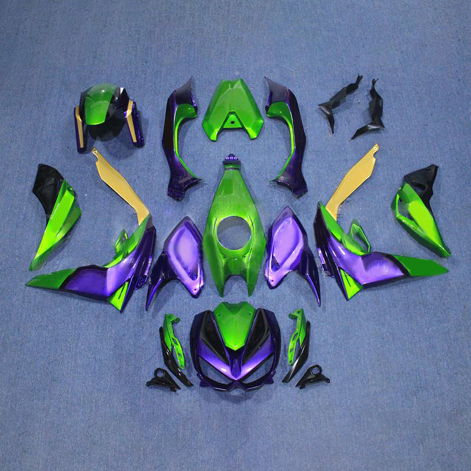 Kawasaki Z1000 2014-2017 Fairing Kit Bodywork Plastic ABS