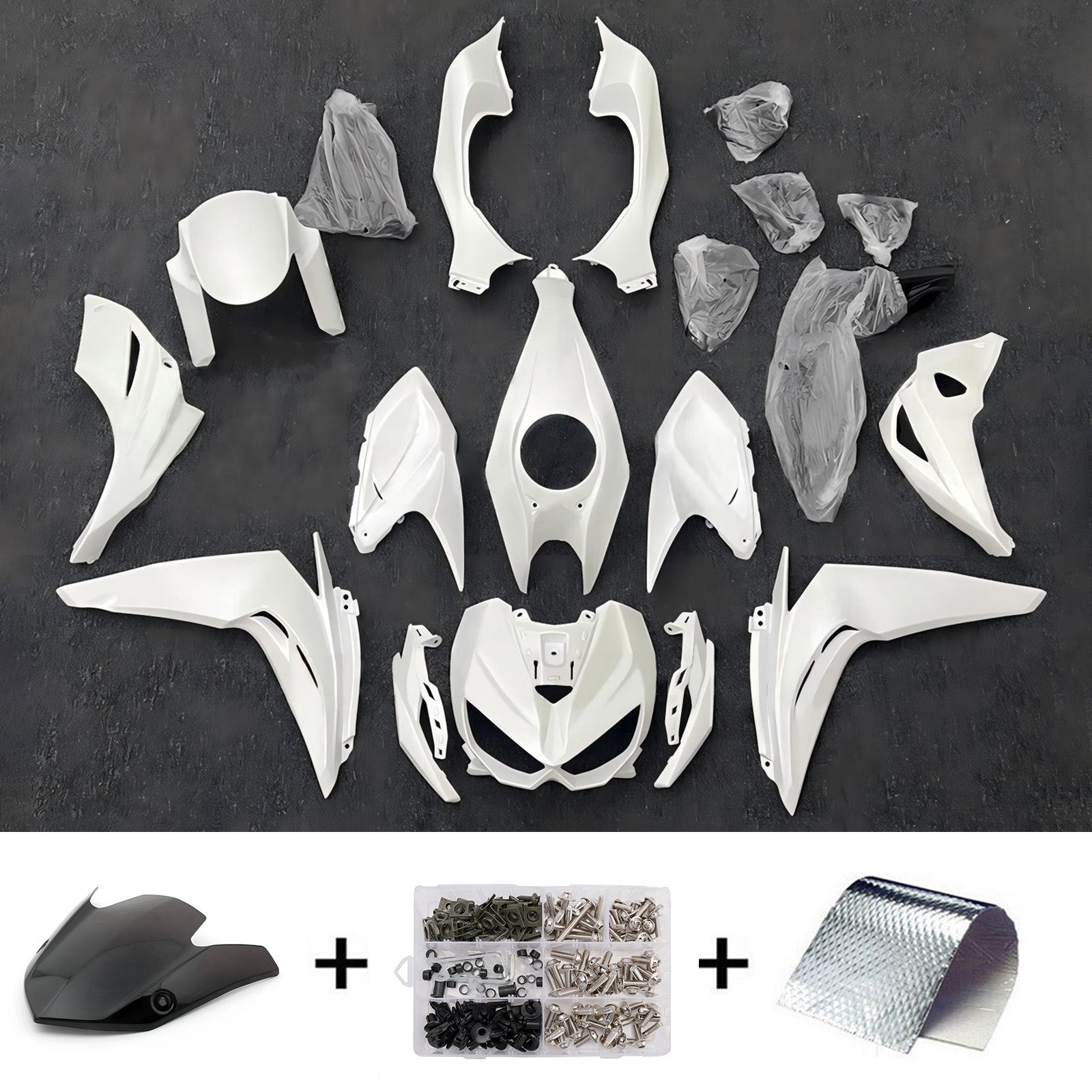 Injection Fairing Kit Bodywork Plastic ABS fit For Kawasaki Z1000 2014-2017