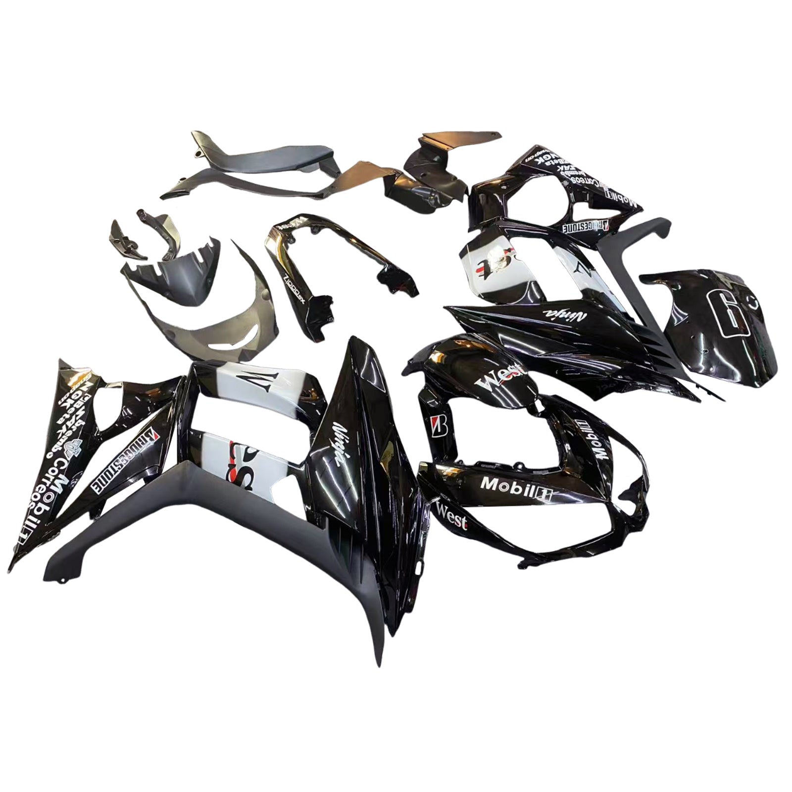Kawasaki Z1000SX 2010-2015 Fairing Kit Bodywork Plastic ABS