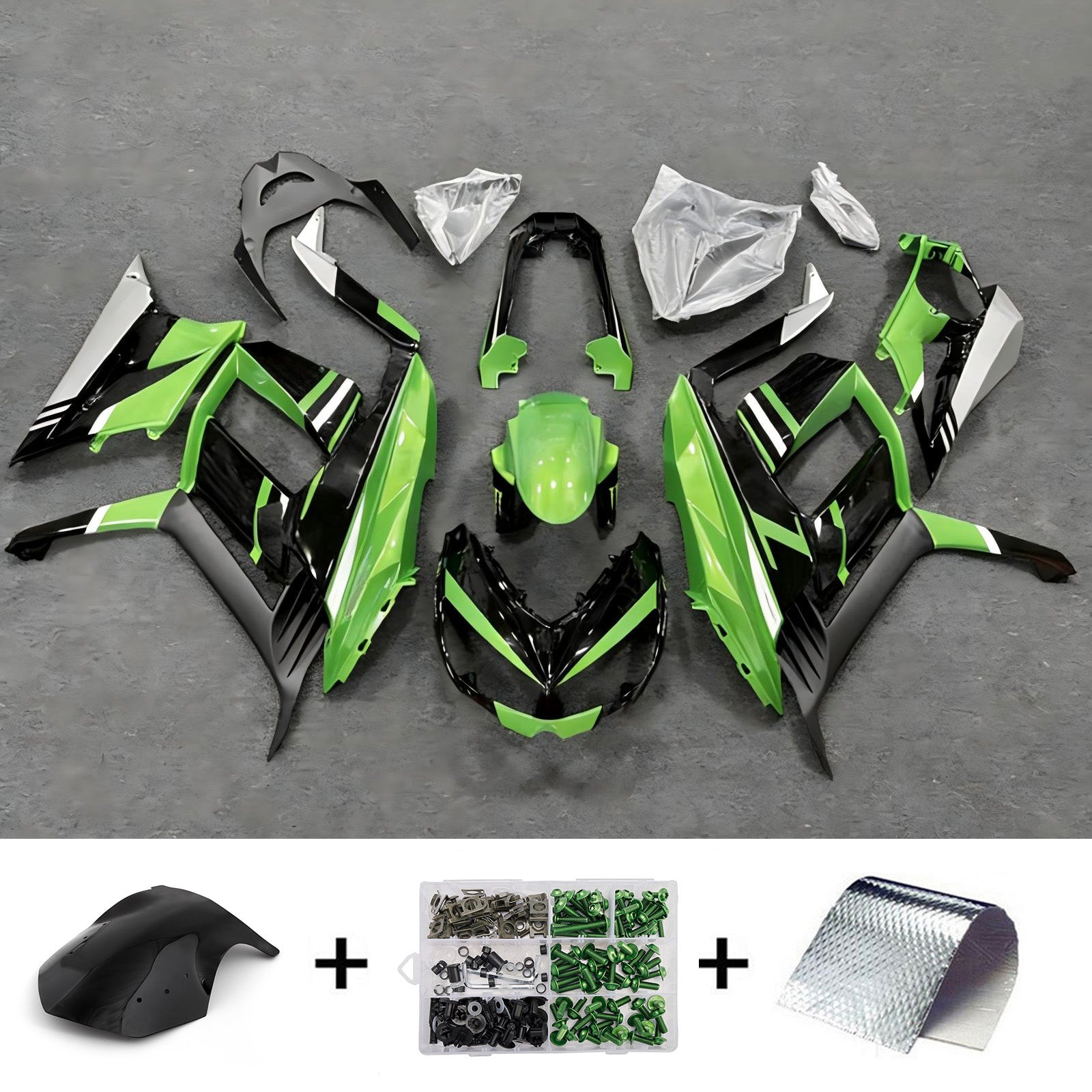 Injection Fairing Kit Bodywork Plastic ABS fit For Kawasaki Z1000SX 2010-2015