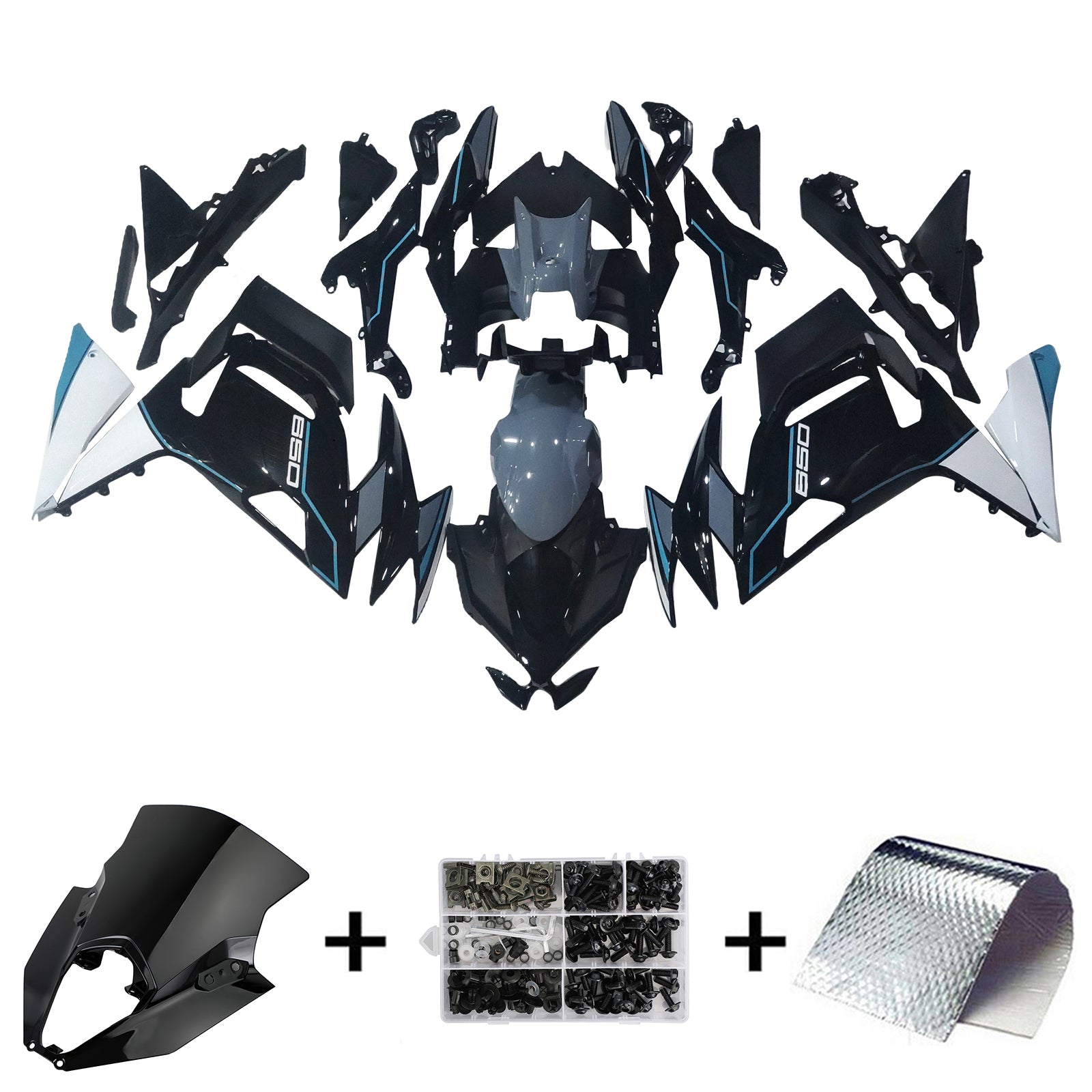 Kawasaki ER-6F Ninja650 2020-2026 Fairing Kit Bodywork ABS