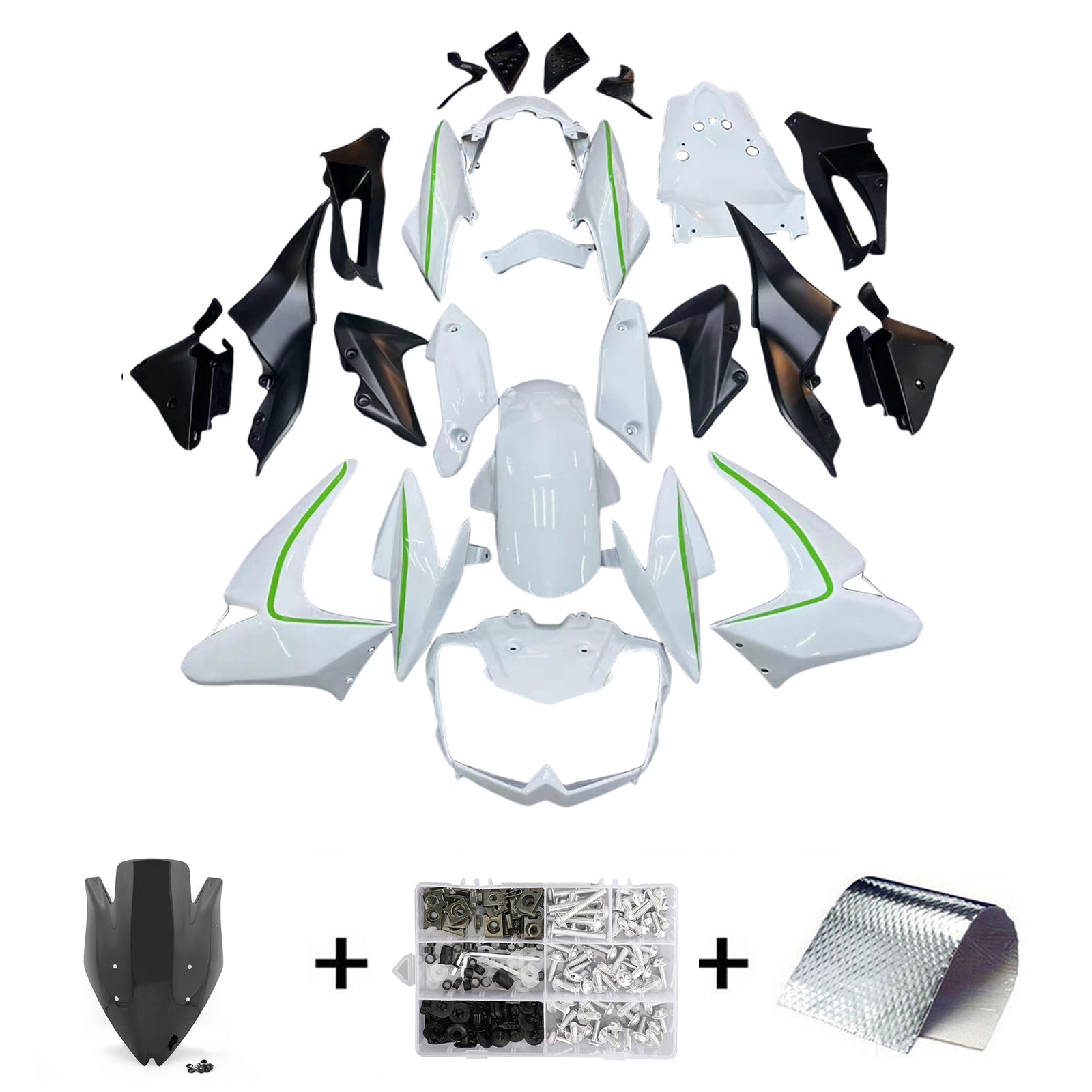 Kawasaki Z1000 2003-2006 Fairing Kit Bodywork Plastic ABS