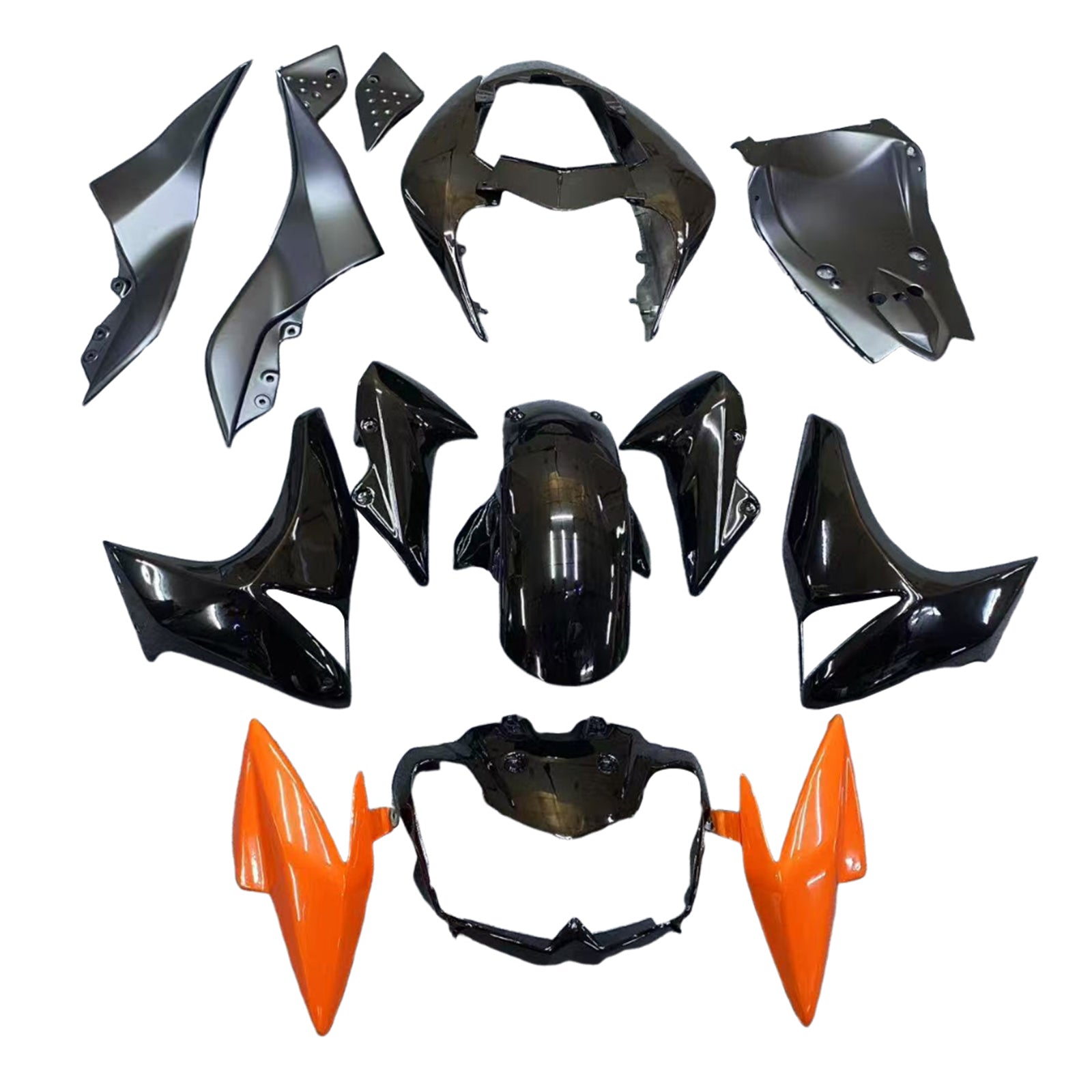 Kawasaki Z1000 2007-2009 Fairing Kit Bodywork Plastic ABS