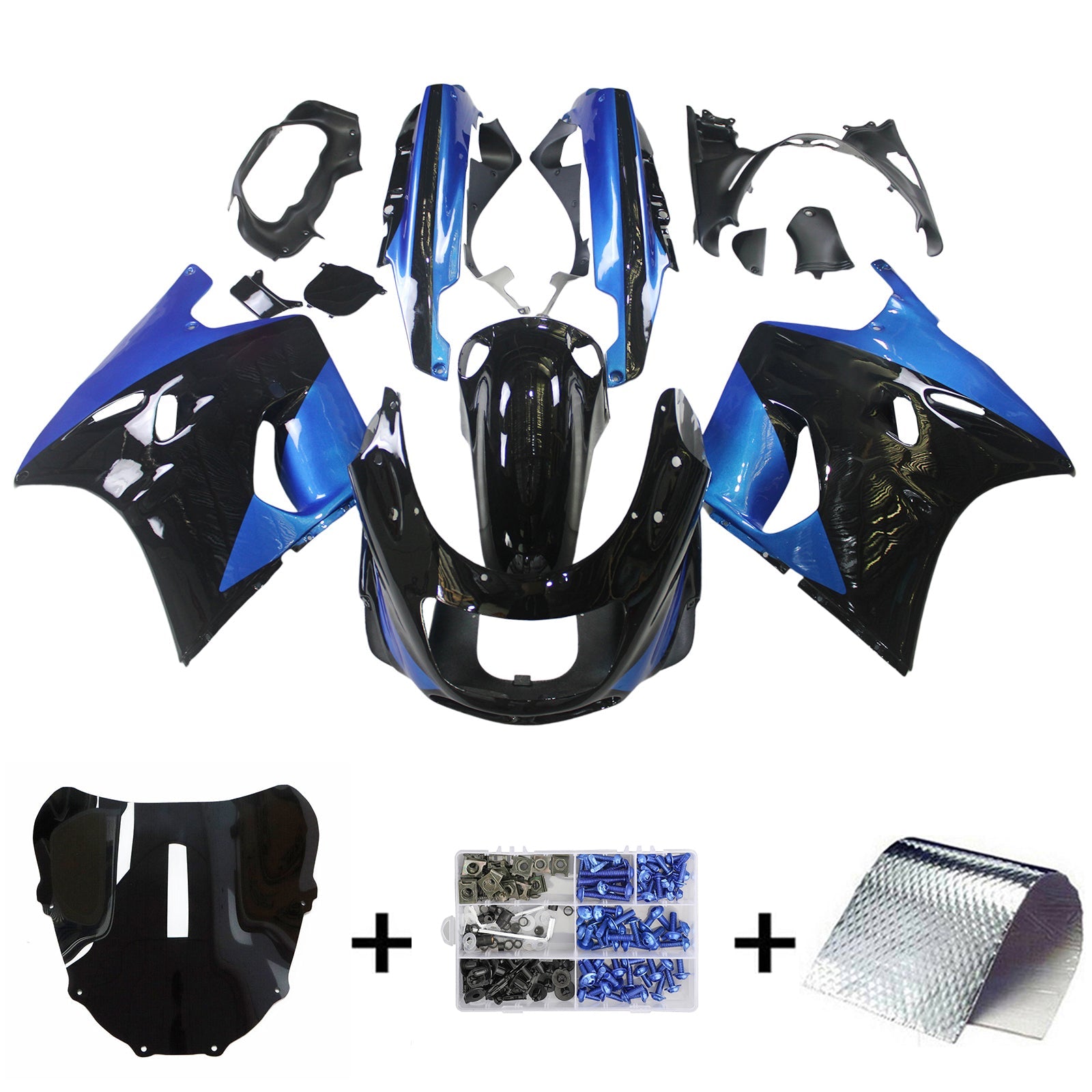 Kawasaki ZZR1100 1993-2003 Fairing Kit Bodywork Plastic