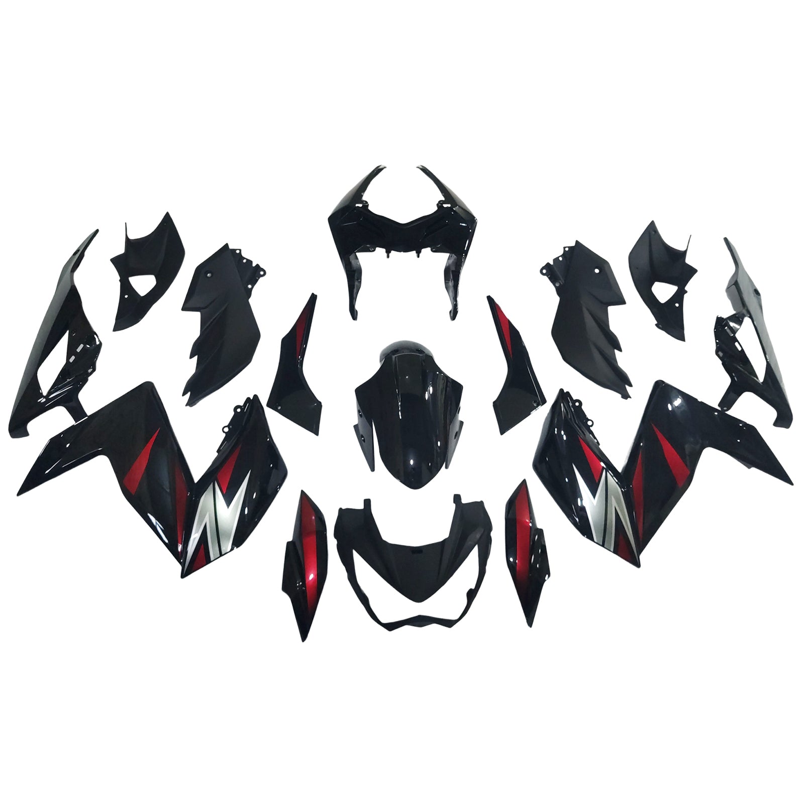 Kawasaki Z250 Z300 2015-2016 Fairing Kit Bodywork Plastic ABS