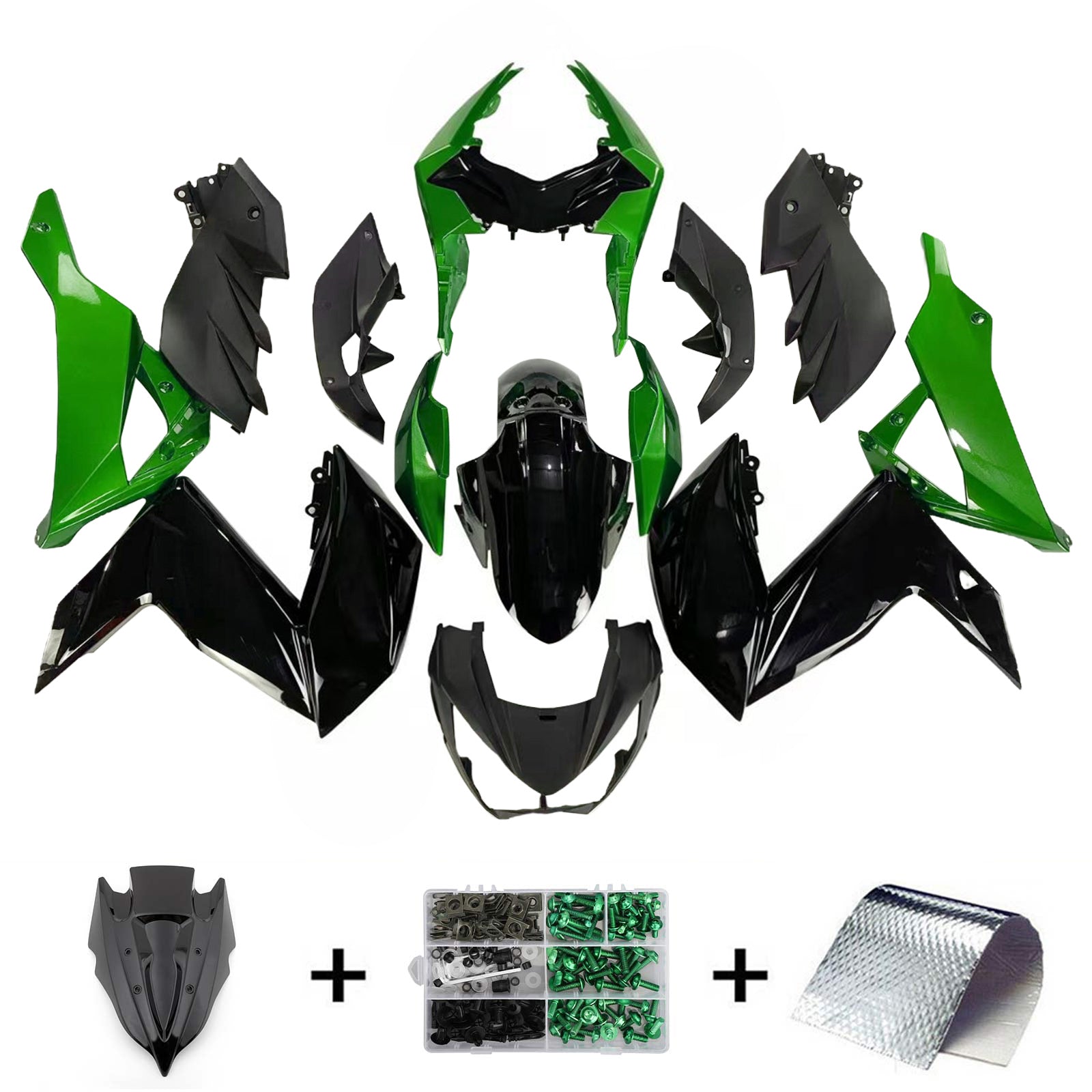 Kawasaki Z250 Z300 2015-2016 Fairing Kit Bodywork Plastic ABS