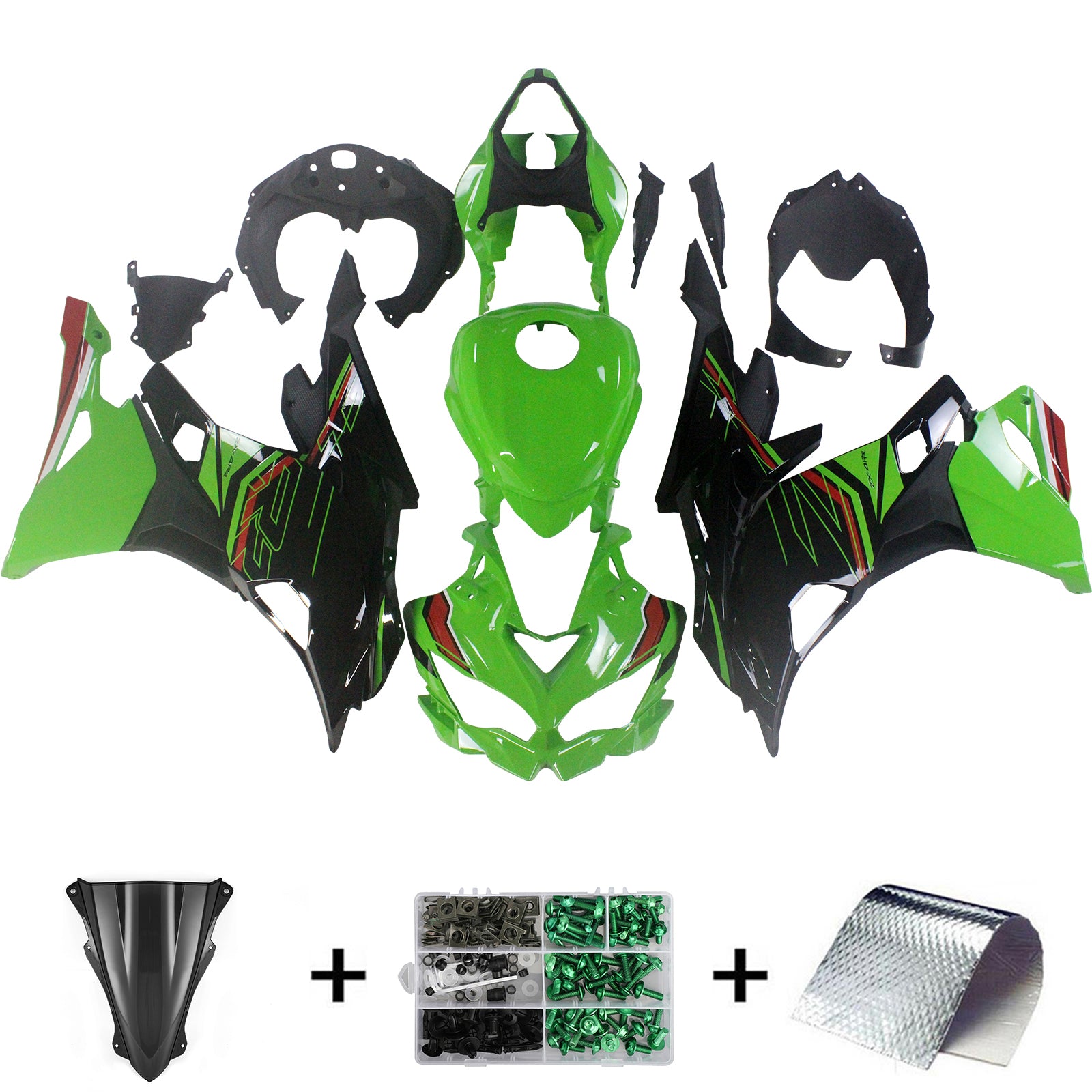 كاواساكي نينجا ZX-25R ZX-4R ZX-4RR 2019-2024 Fairing Kit