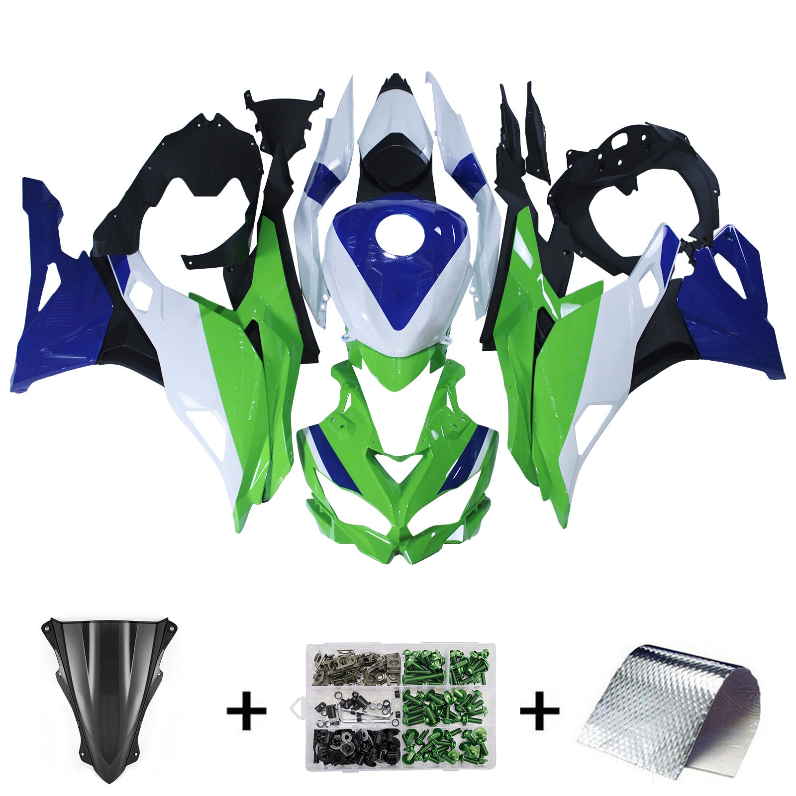 Injection Fairing Kit fit For Kawasaki Ninja ZX-25R ZX-4R ZX-4RR 2019-2025