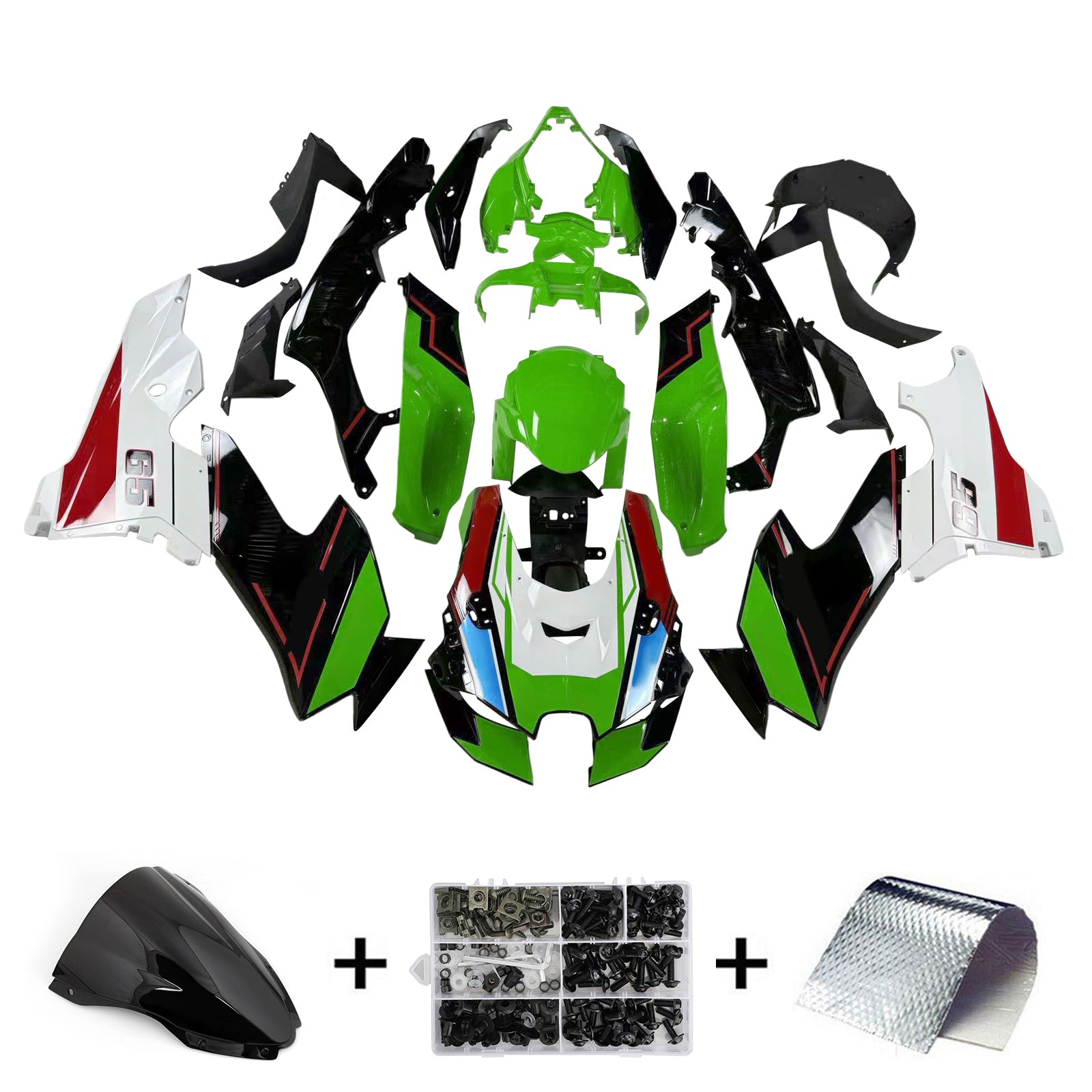 Kawasaki ZX-10R ZX-10RR 2021-2025 Fairing Kit Bodywork ABS