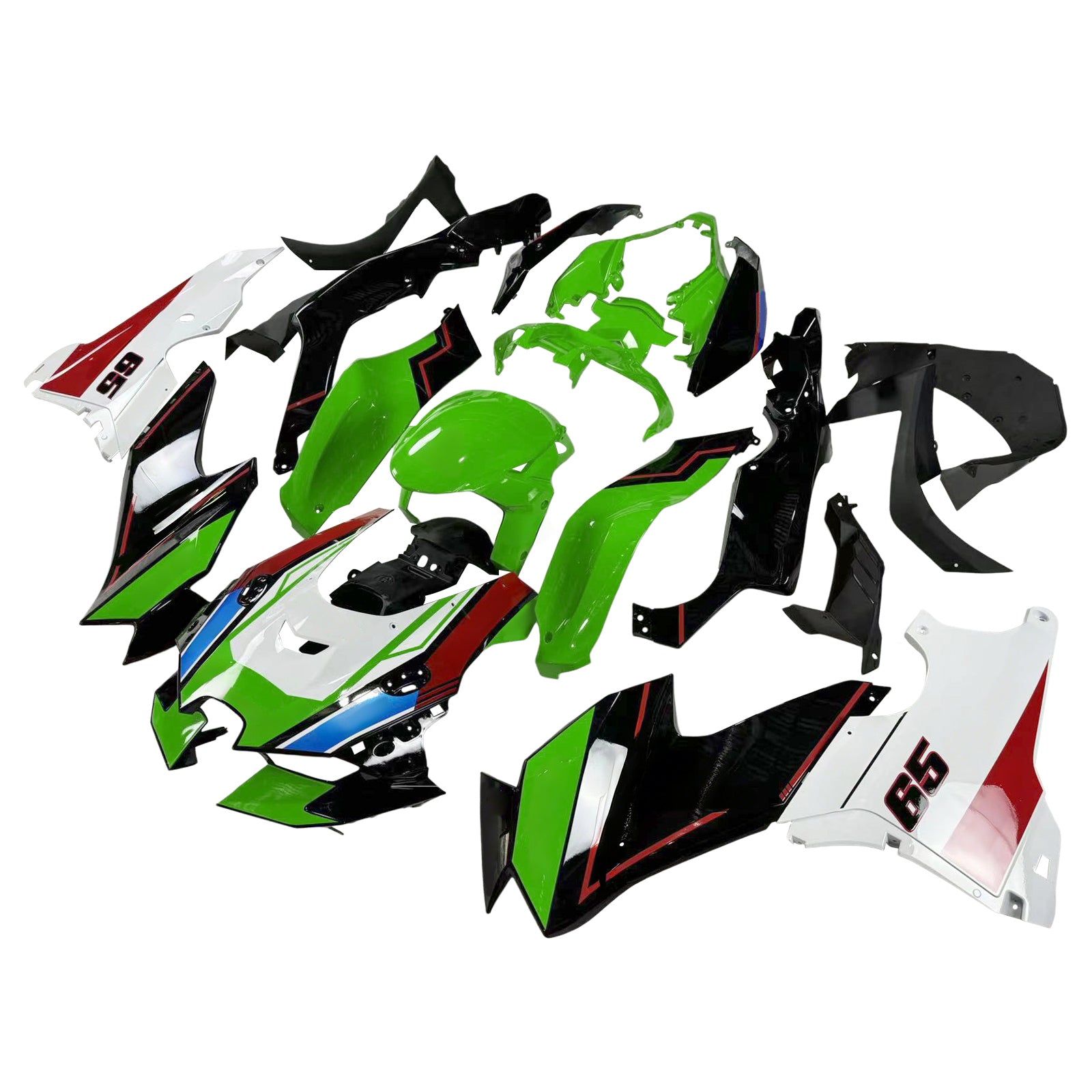 Kawasaki ZX-10R ZX-10RR 2021-2025 Fairing Kit Bodywork ABS