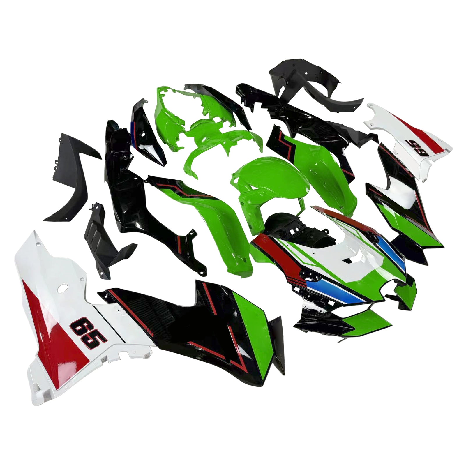 Kawasaki ZX-10R ZX-10RR 2021-2025 Fairing Kit Bodywork ABS