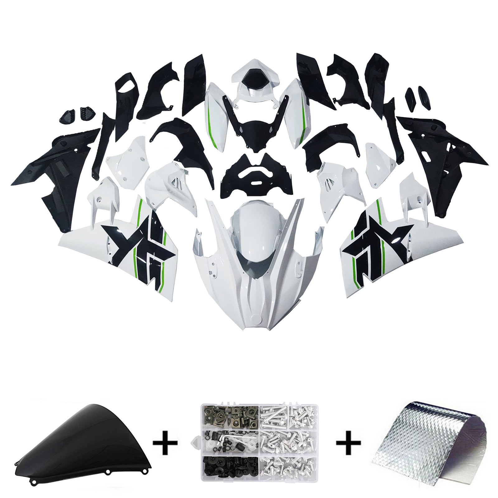 Amotopart Kawasaki Ninja H2 2015-2022 Fairing Kit Bodywork ABS