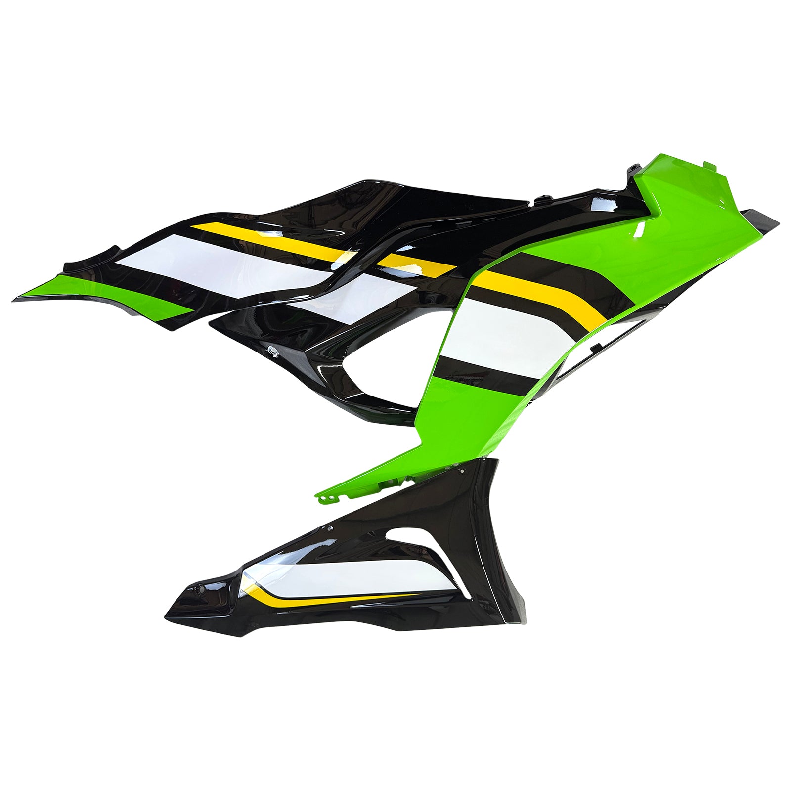 2024-2025 Kawasaki ZX6R Green White Black Fairing Kit