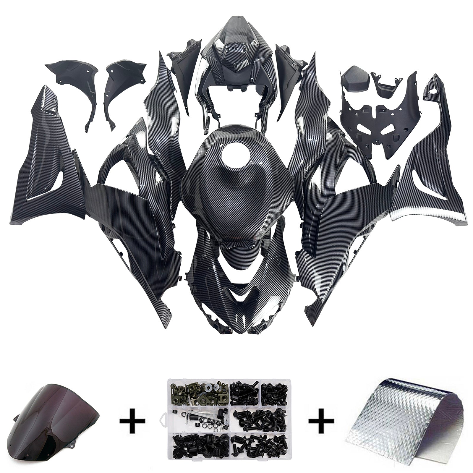 Injection Fairing Kit Bodywork Plastic ABS fit For Kawasaki ZX-6R 2024-2025