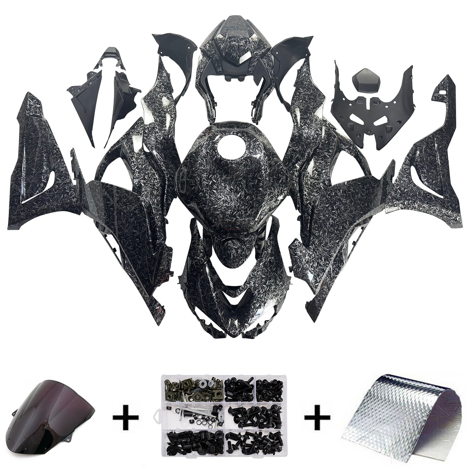 Injection Fairing Kit Bodywork Plastic ABS fit For Kawasaki ZX-6R 2024-2026