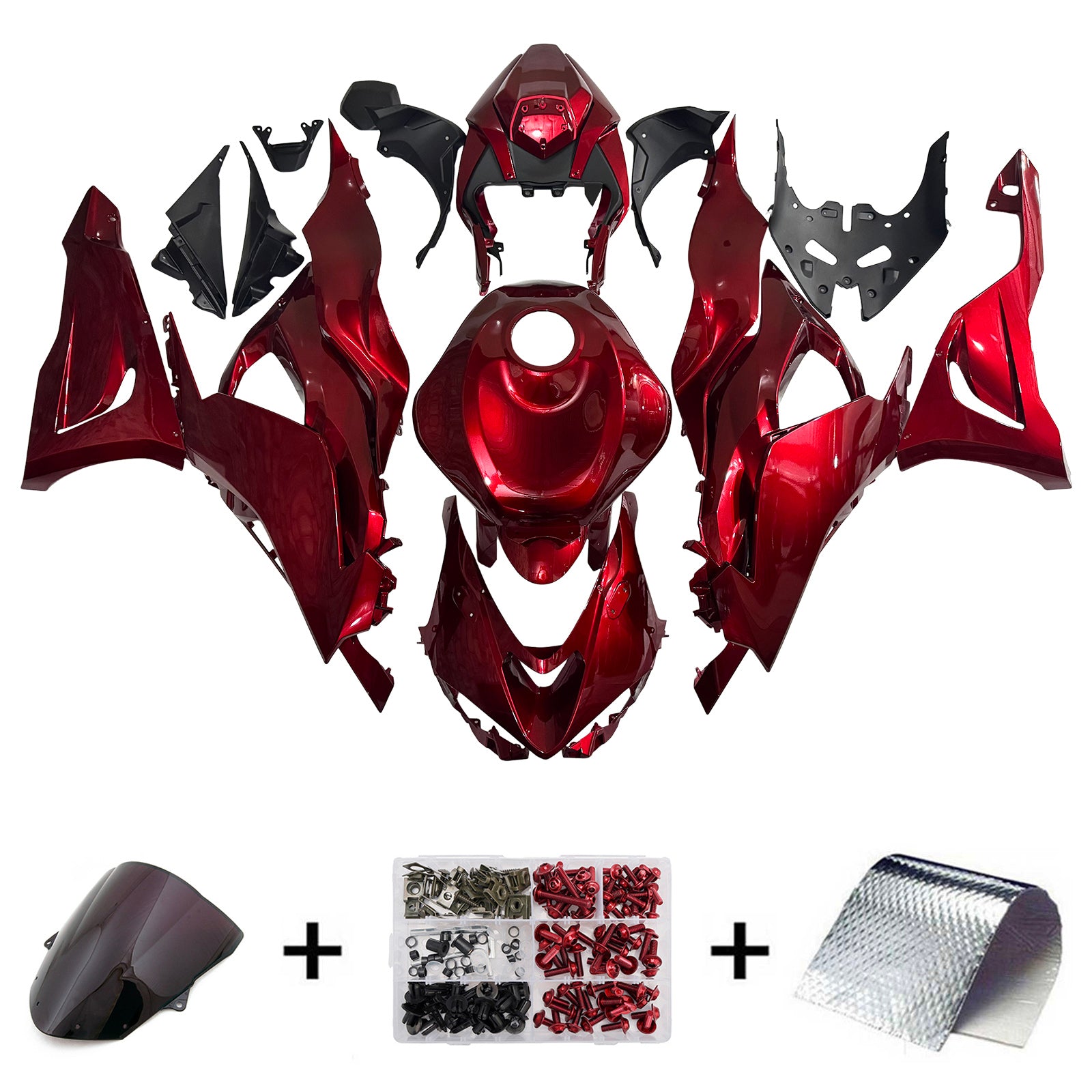 Injection Fairing Kit Bodywork Plastic ABS fit For Kawasaki ZX-6R 2024-2026