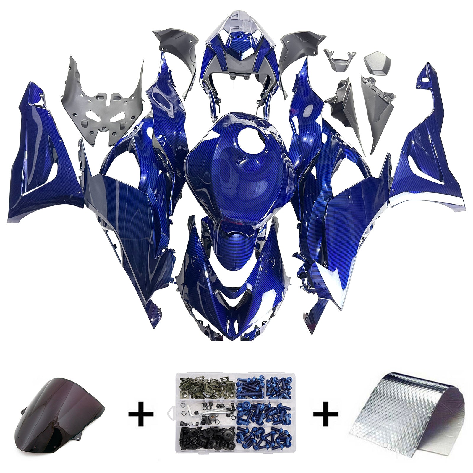 Injection Fairing Kit Bodywork Plastic ABS fit For Kawasaki ZX-6R 2024-2025