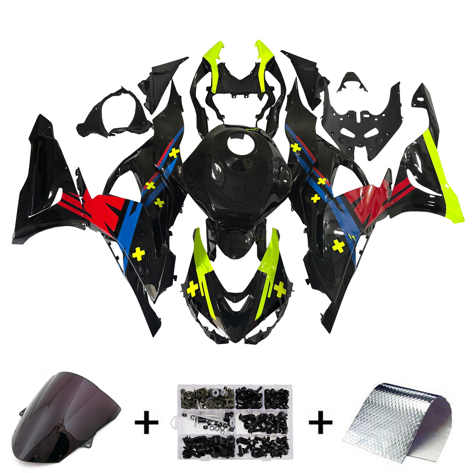 Neo Green Injection Fairing Kit Bodywork Plastic ABS fit For Kawasaki ZX-6R 2024-2026
