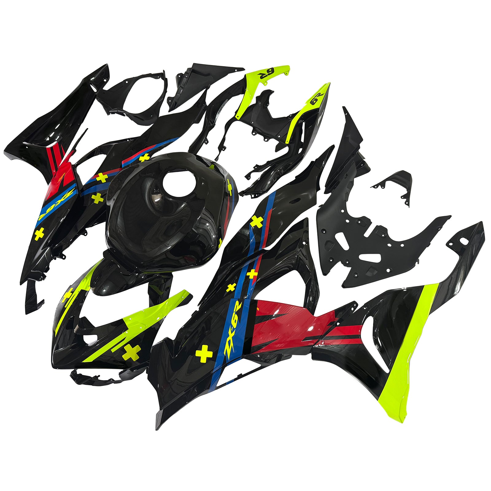 Injection Fairing Kit Bodywork Plastic ABS fit For Kawasaki ZX-6R 2024-2026