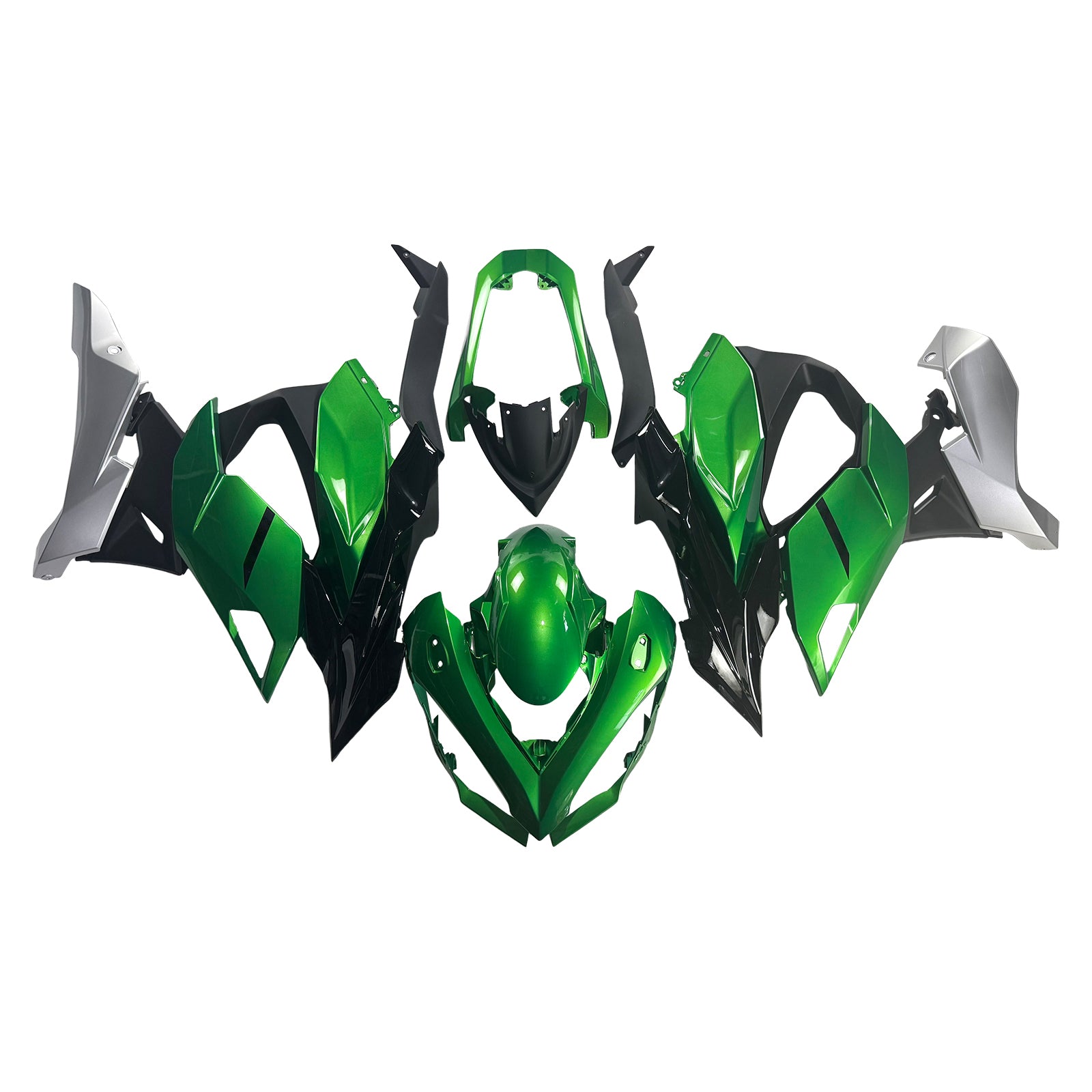 Green Black Injection Fairing Bodywork For Kawasaki Z1000SX Ninja 1000SX 1100SX 2020-2026