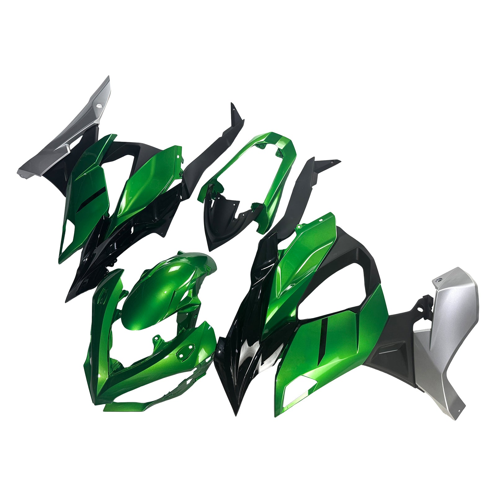 Green Black Injection Fairing Bodywork For Kawasaki Z1000SX Ninja 1000SX 1100SX 2020-2026