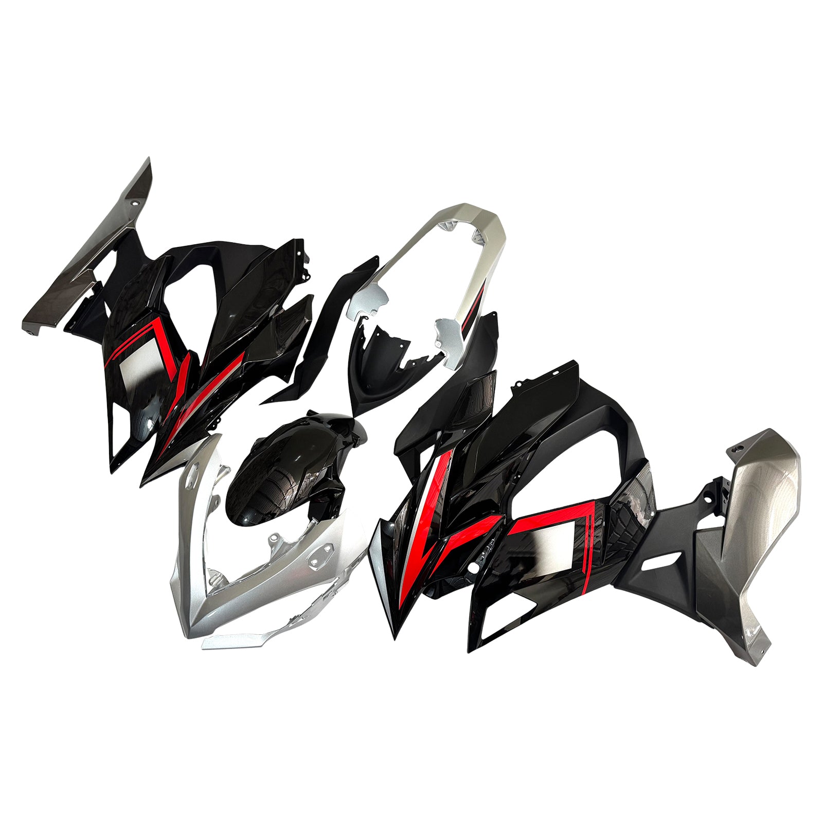 Red Silver Black Injection Fairing For Kawasaki Z1000SX Ninja 1000SX 1100SX 2020-2026