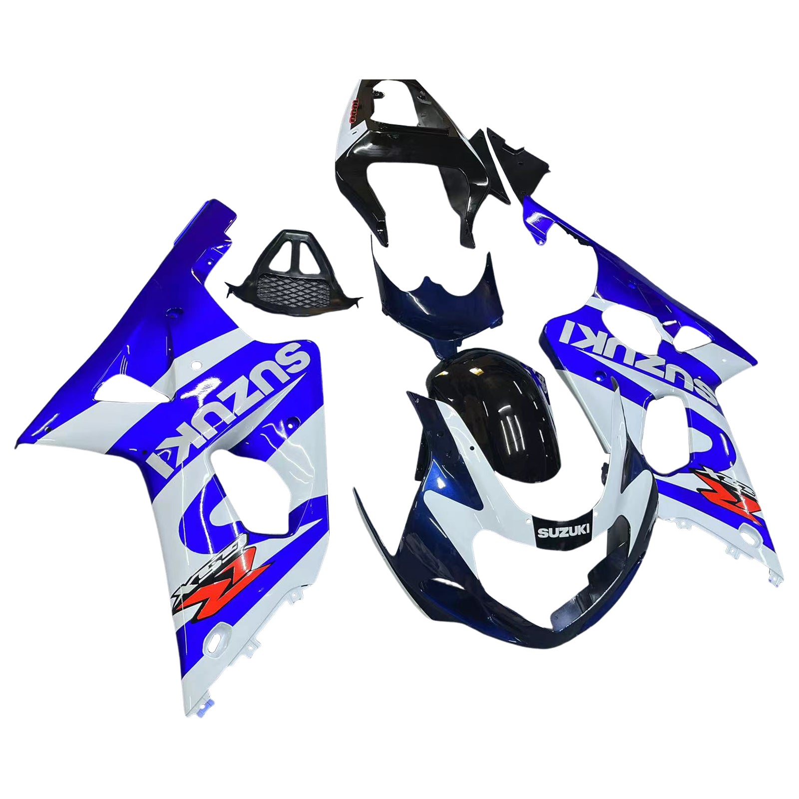 Fairings 2000-2002 سوزوكي GSXR 1000 أزرق وأسود GSXR عام