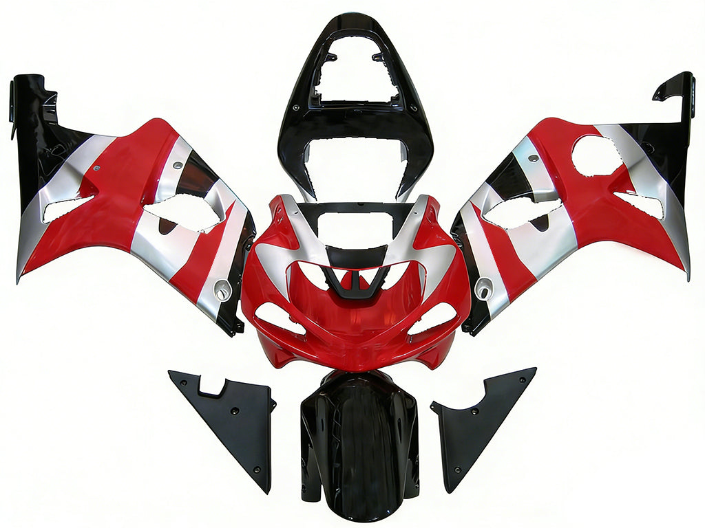 Fairings 2000-2002 Suzuki GSXR 1000 Black & Red GSXR  Generic