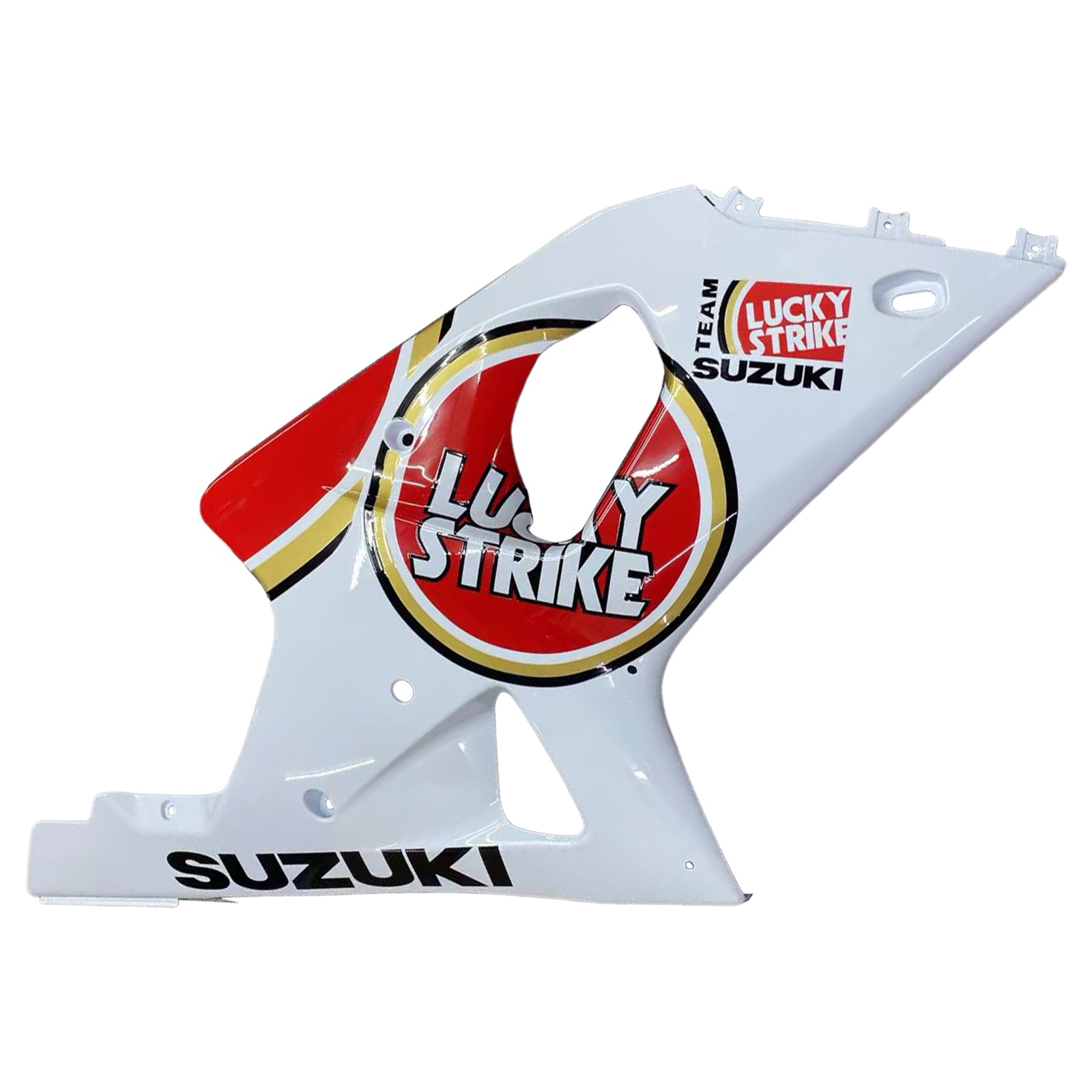 Fairings 2000-2002 Suzuki GSXR 1000 White & Red Lucky Strike  Generic