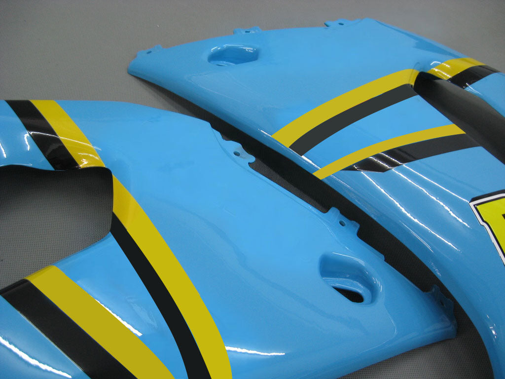 Carenados 2000-2002 Suzuki GSXR 1000 Azul Negro Rizla Genérico