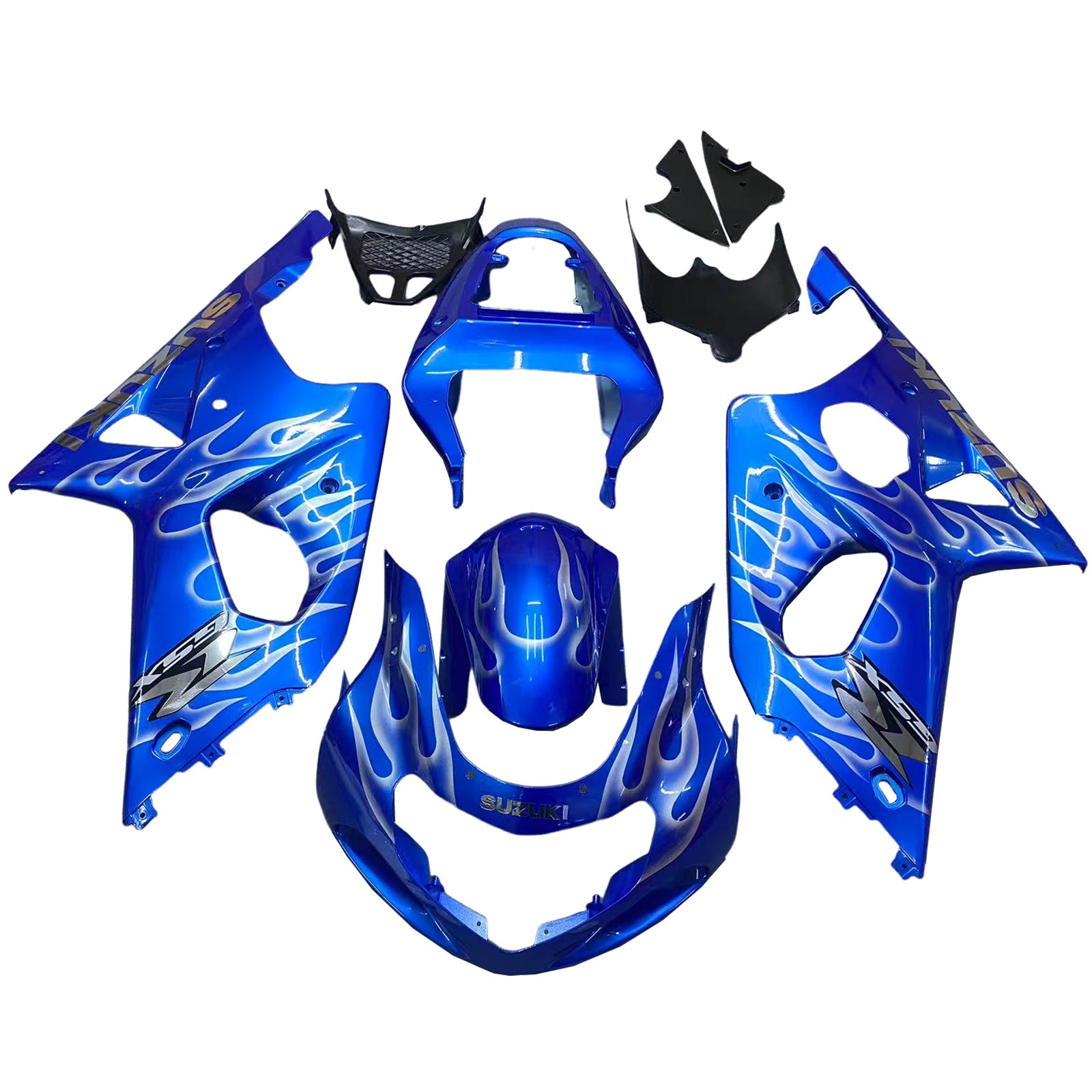 Amotopart Suzuki GSXR1000 2000-2002 K1 K2 Fairing Kit Bodywork Plastic ABS