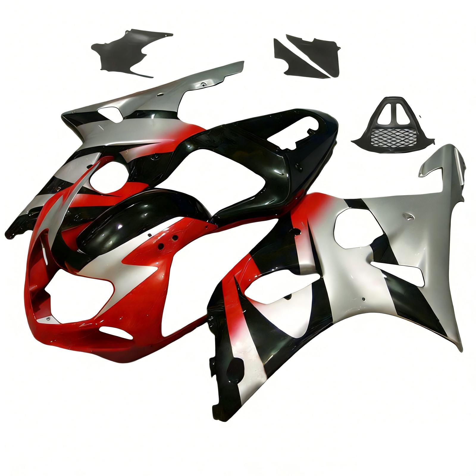 Amotopart Suzuki GSXR1000 2000-2002 K1 K2 Kit Carenado Carrocería Plástico ABS