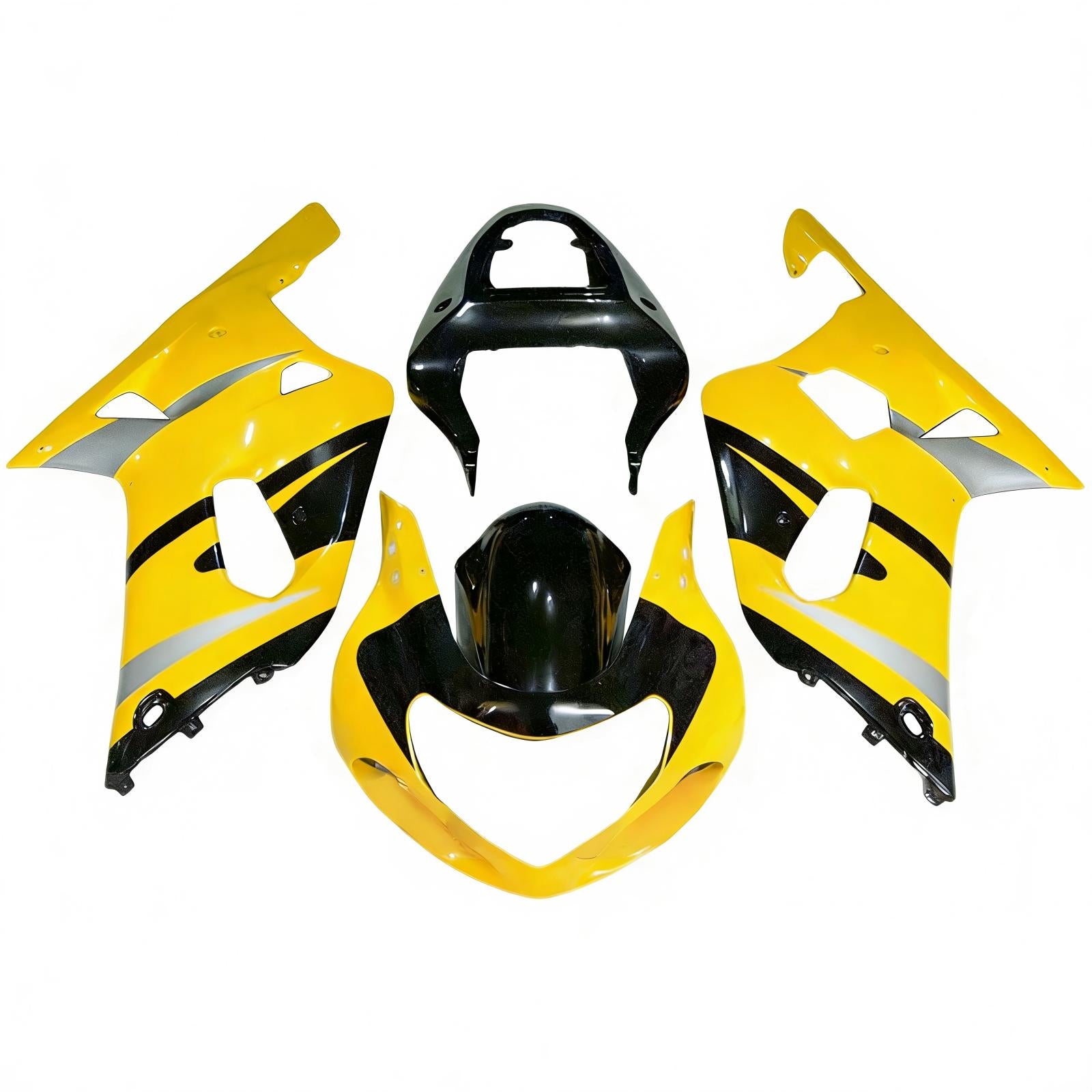 Amotopart Suzuki GSXR1000 2000-2002 K1 K2 Fairing Kit Bodywork Plastic ABS