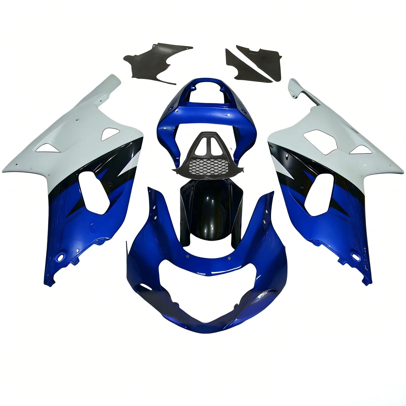 Amotopart Suzuki GSXR1000 2000-2002 K1 K2 페어링 키트 차체 플라스틱 ABS