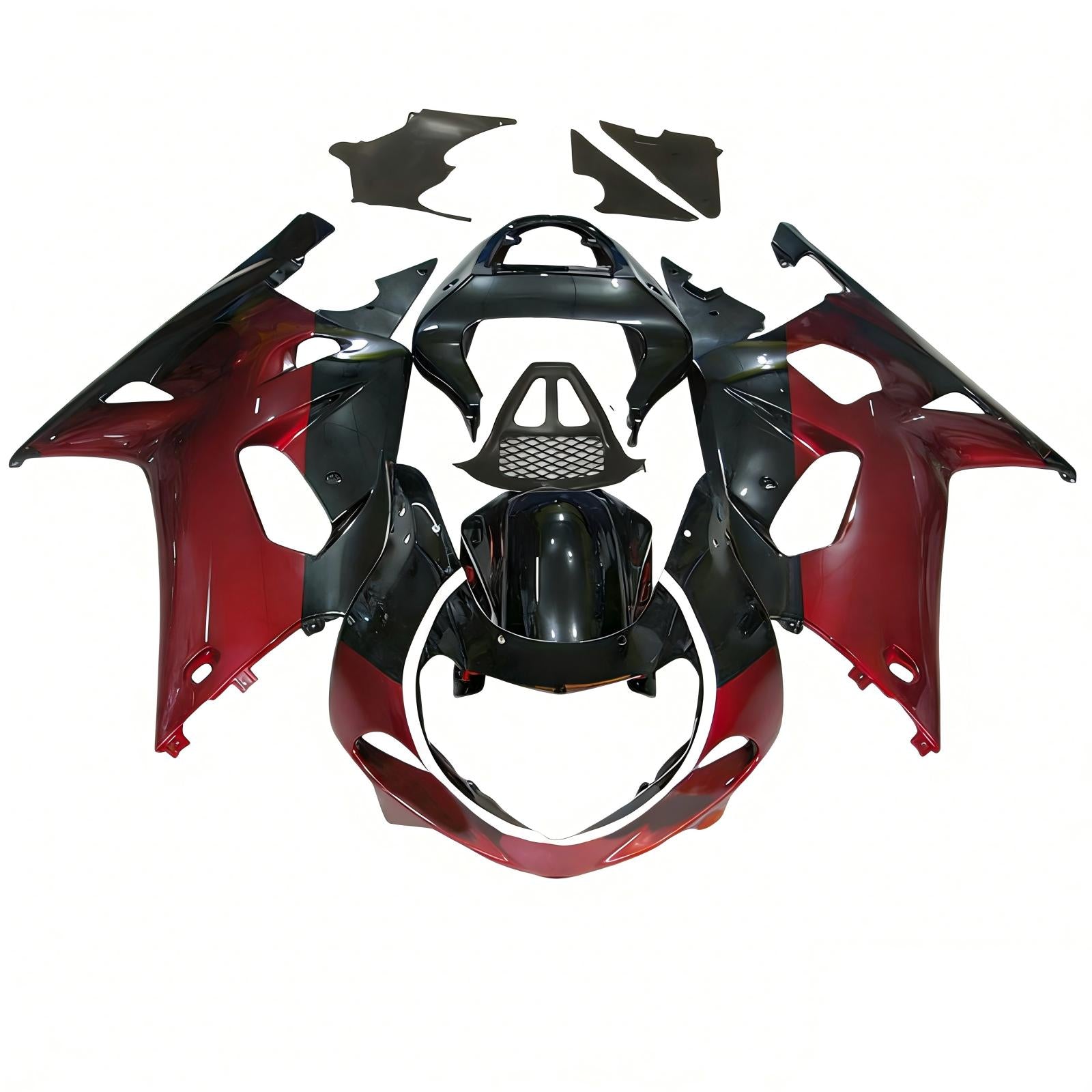 Amotopart Suzuki GSXR1000 2000-2002 K1 K2 Fairing Kit Bodywork Plastic ABS