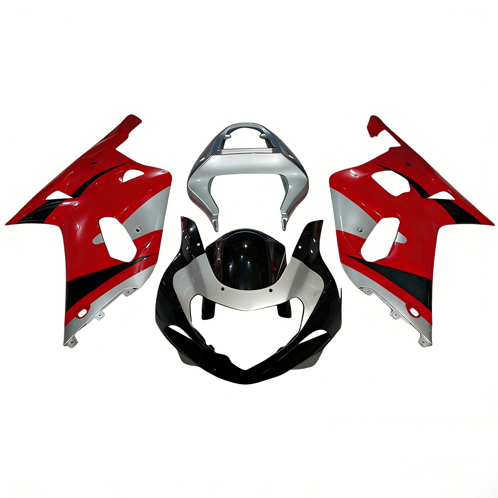 Amotopart Suzuki GSXR1000 2000-2002 K1 K2 Fairing Kit Bodywork Plastic ABS