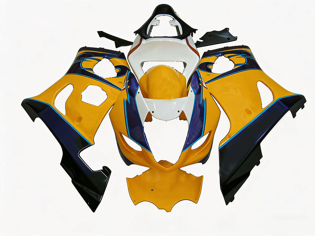 Fairings 2003-2004 Suzuki GSXR 1000 Yellow & White Corona  Generic