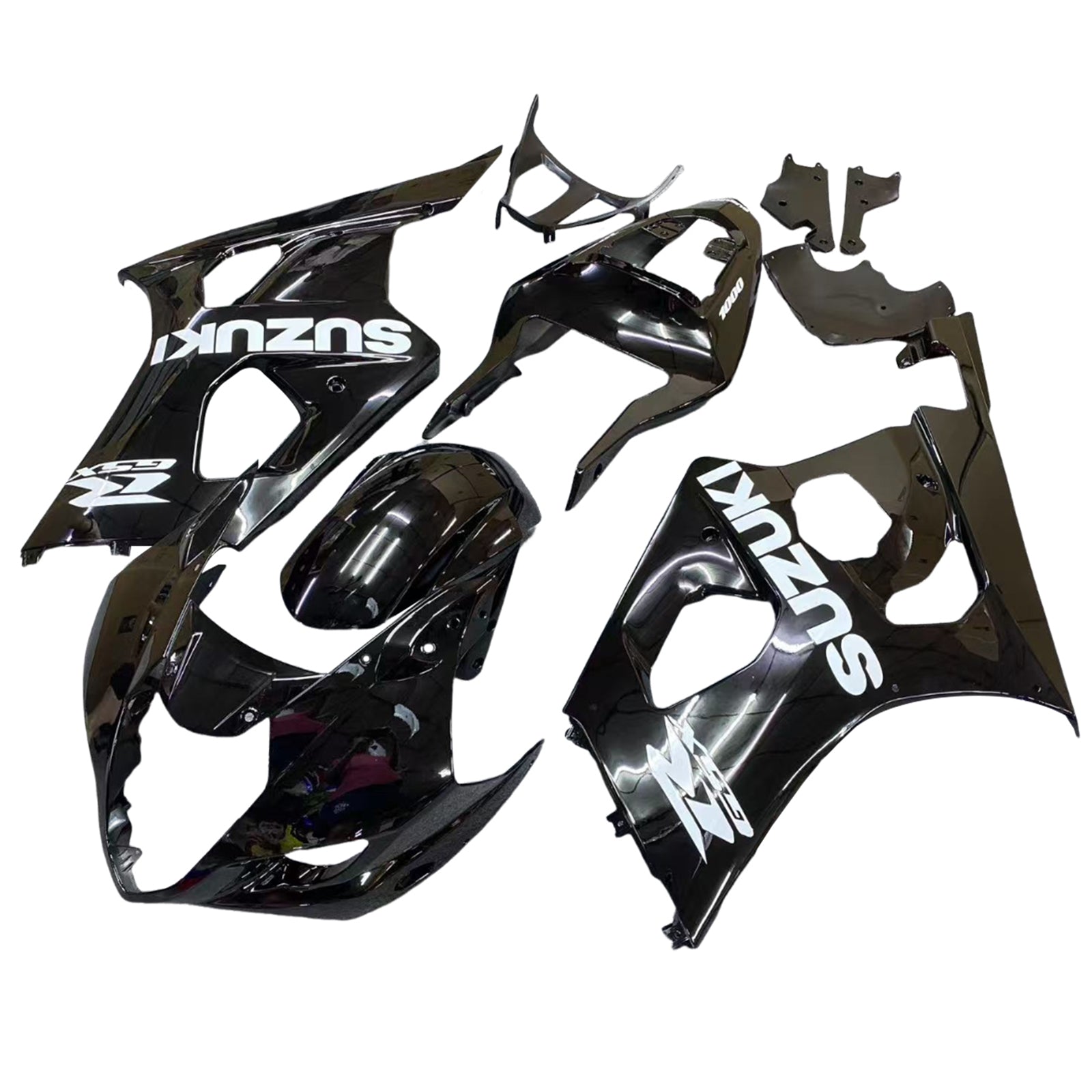 Fairings 2003-2004 Suzuki GSXR 1000 Black Suzuki GSXR  Generic