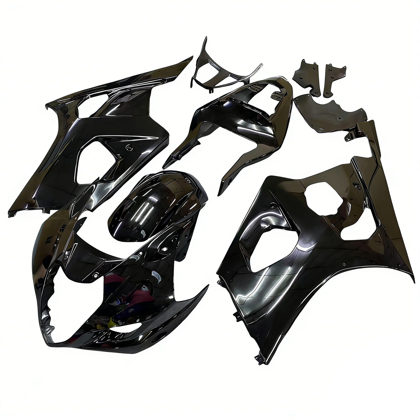 Fairings 2003-2004 Suzuki GSXR 1000 Black Suzuki GSXR  Generic
