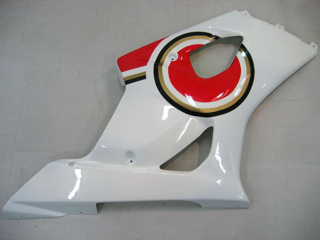 Fairings 2003-2004 Suzuki GSXR 1000 White & Red Lucky Strike Generic