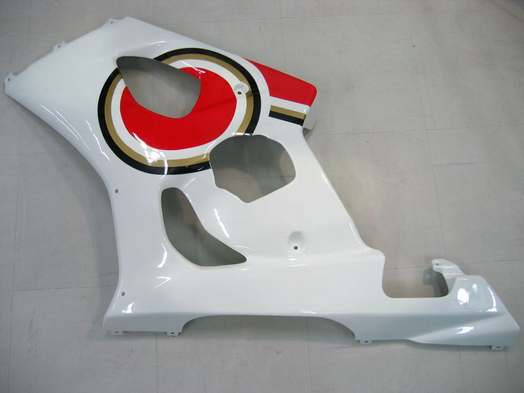 Fairings 2003-2004 Suzuki GSXR 1000 White & Red Lucky Strike Generic