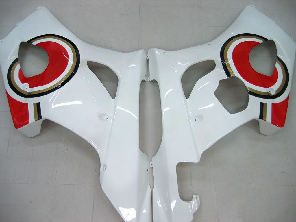 Fairings 2003-2004 Suzuki GSXR 1000 White & Red Lucky Strike Generic
