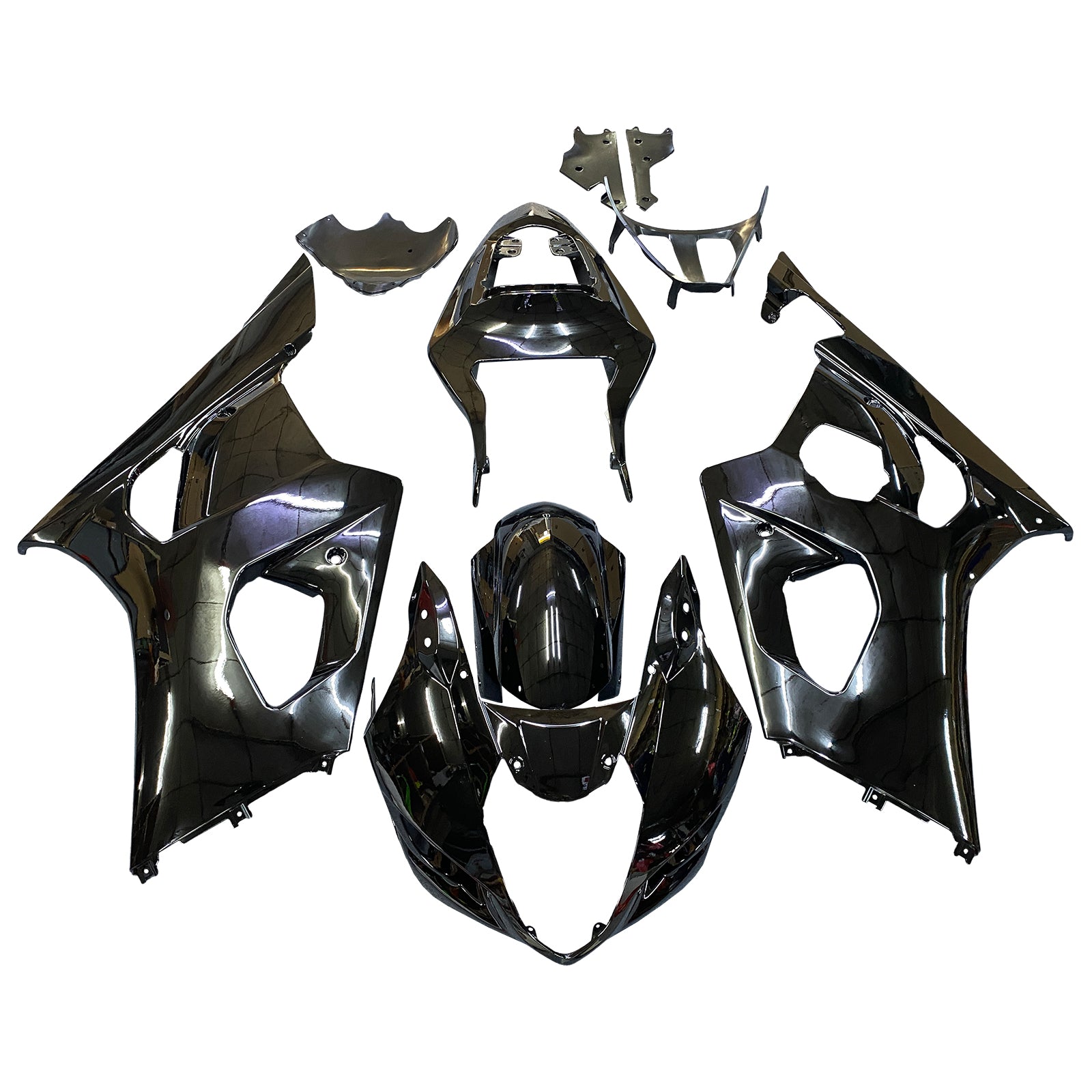 Fairings 2003-2004 Suzuki GSXR 1000 All Black Suzuki  Generic