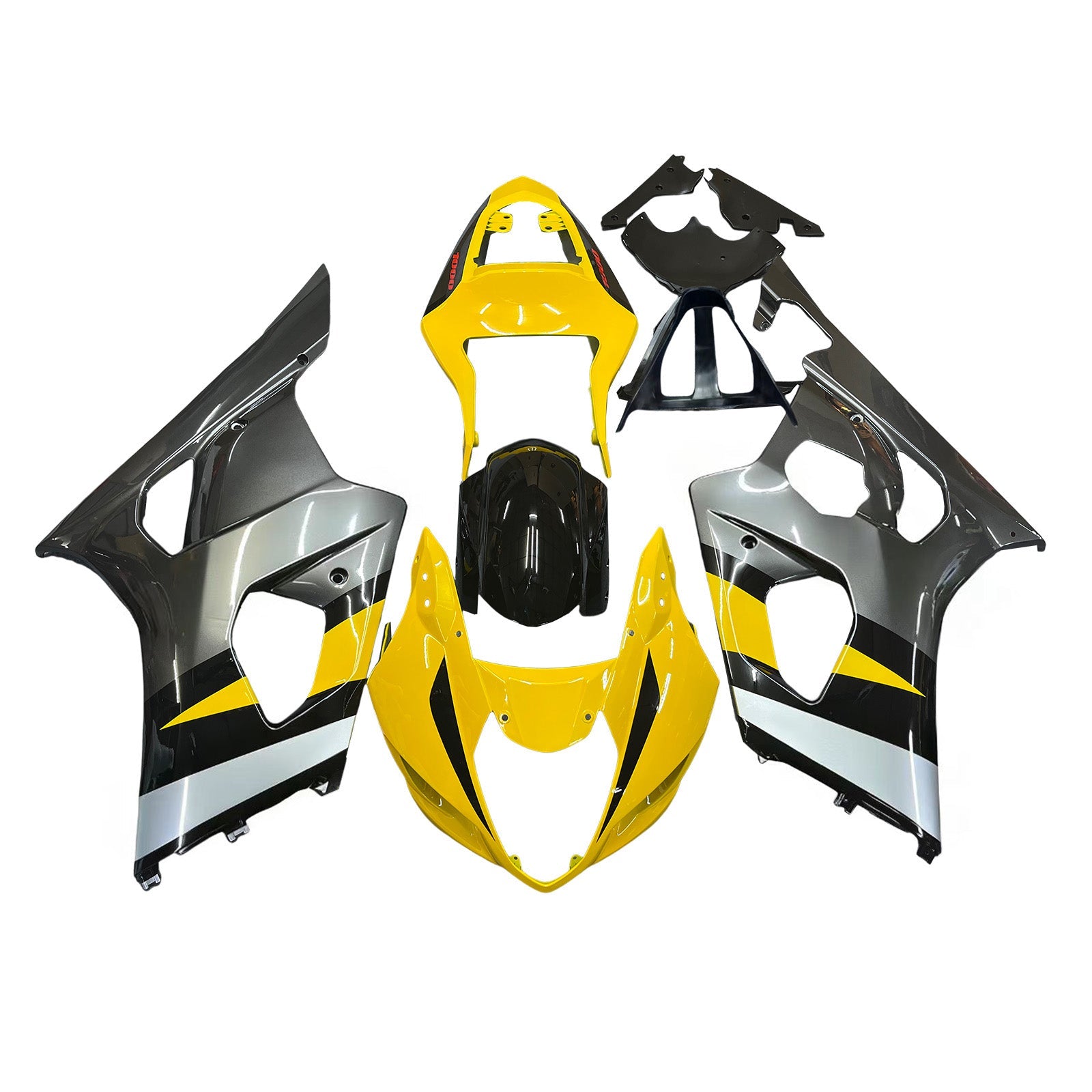 Fairings 2003-2004 Suzuki GSXR 1000 Yellow & Black GSXR Generic