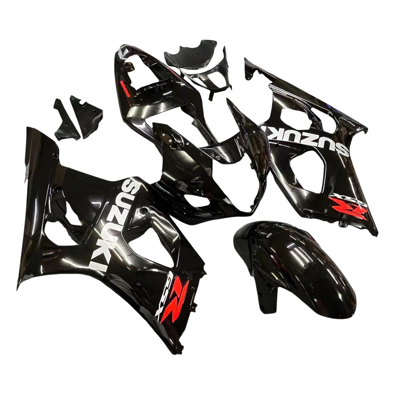 Fairings 2003-2004 Suzuki GSXR 1000  Black Suzuki  Generic