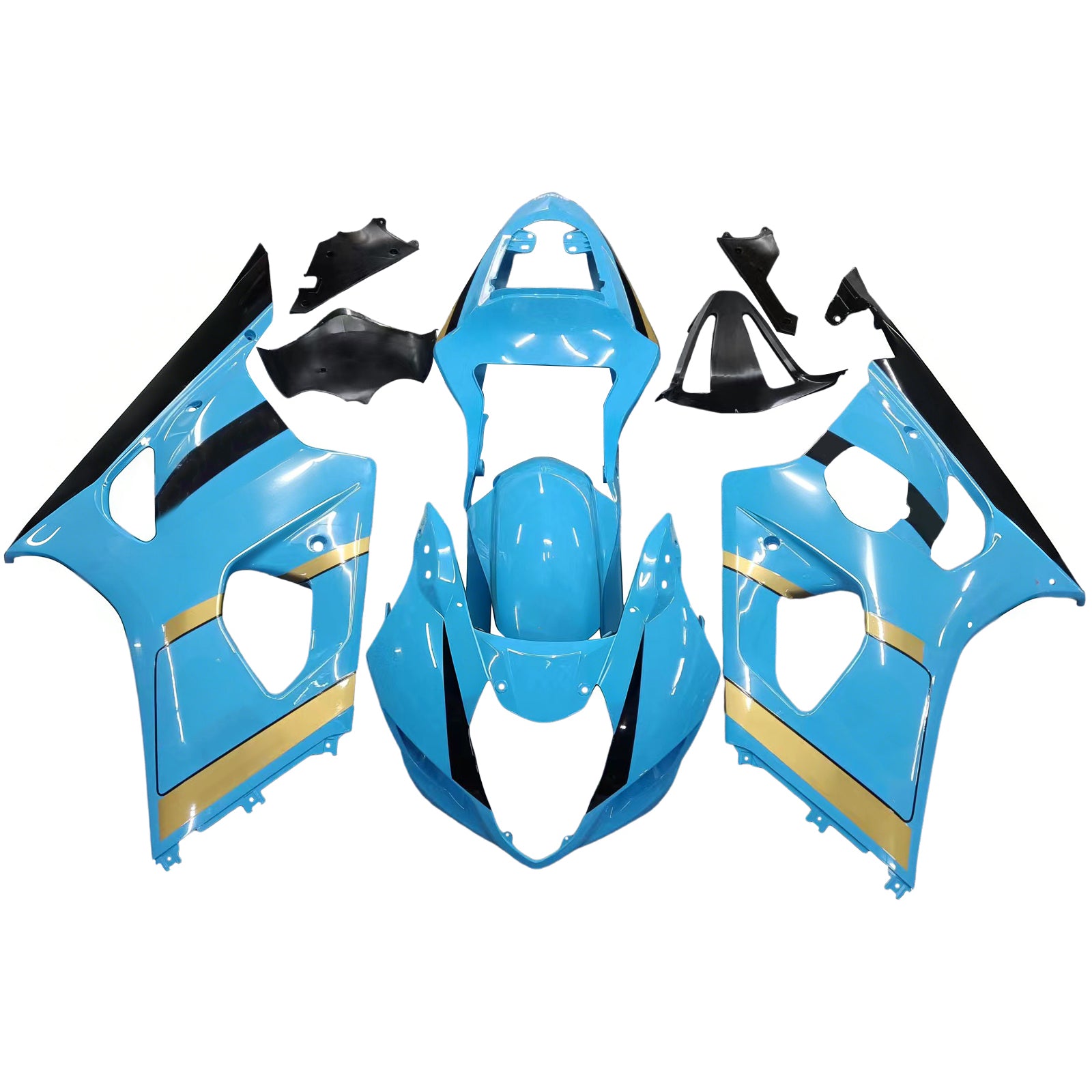 Fairings 2003-2004 Suzuki GSXR 1000 Blue Rizla Suzuki  Generic