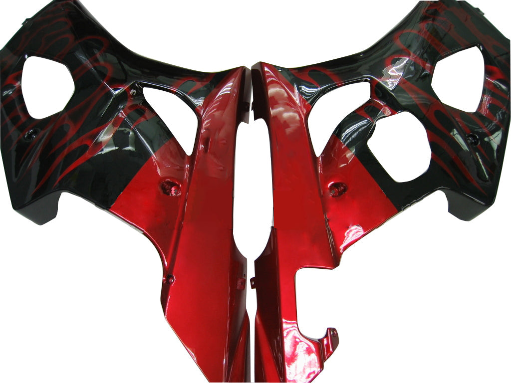Fairings 2003-2004 Suzuki GSXR 1000 Black & Red Flame Suzuki Generic
