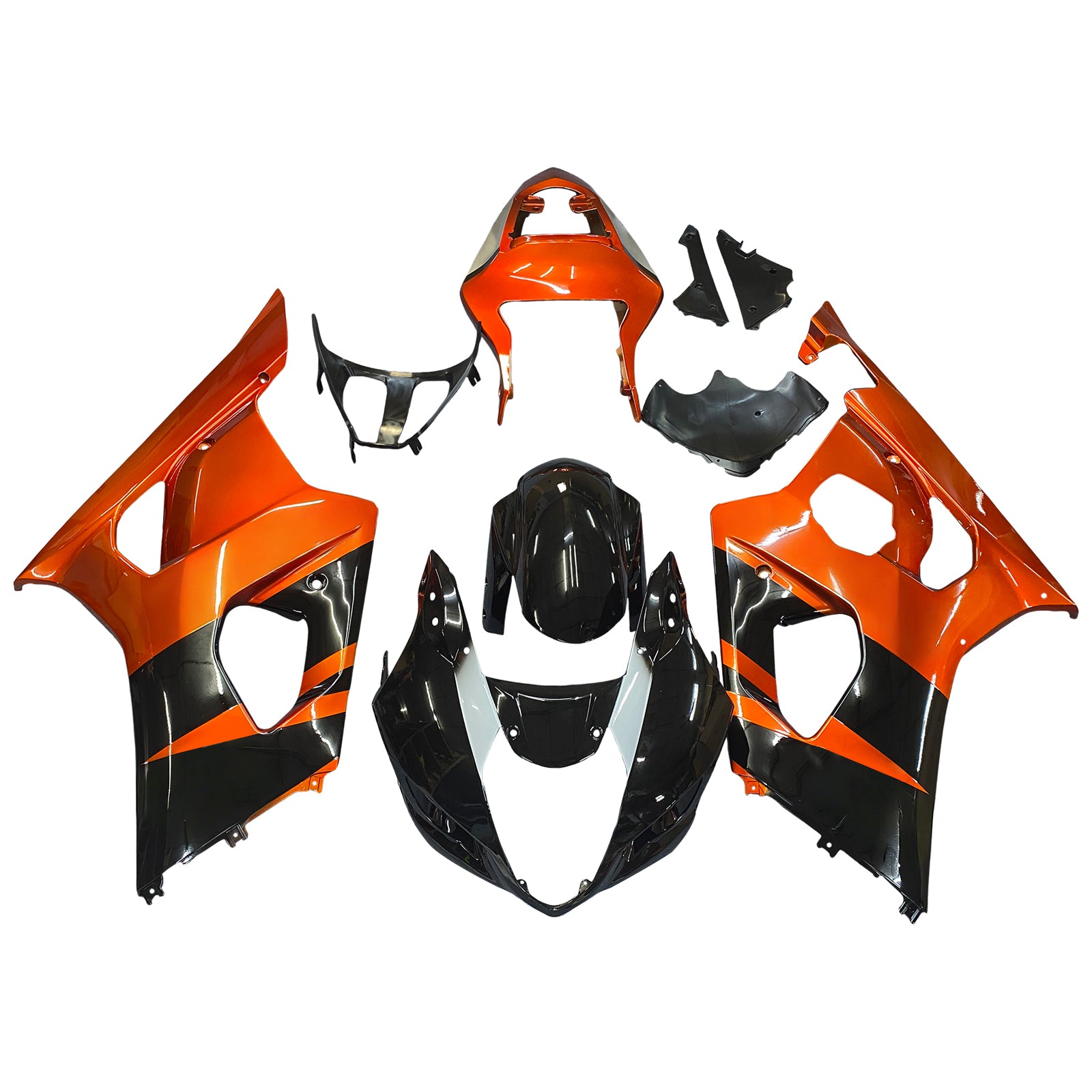 Fairings 2003-2004 Suzuki GSXR 1000 Black Red GSXR  Generic