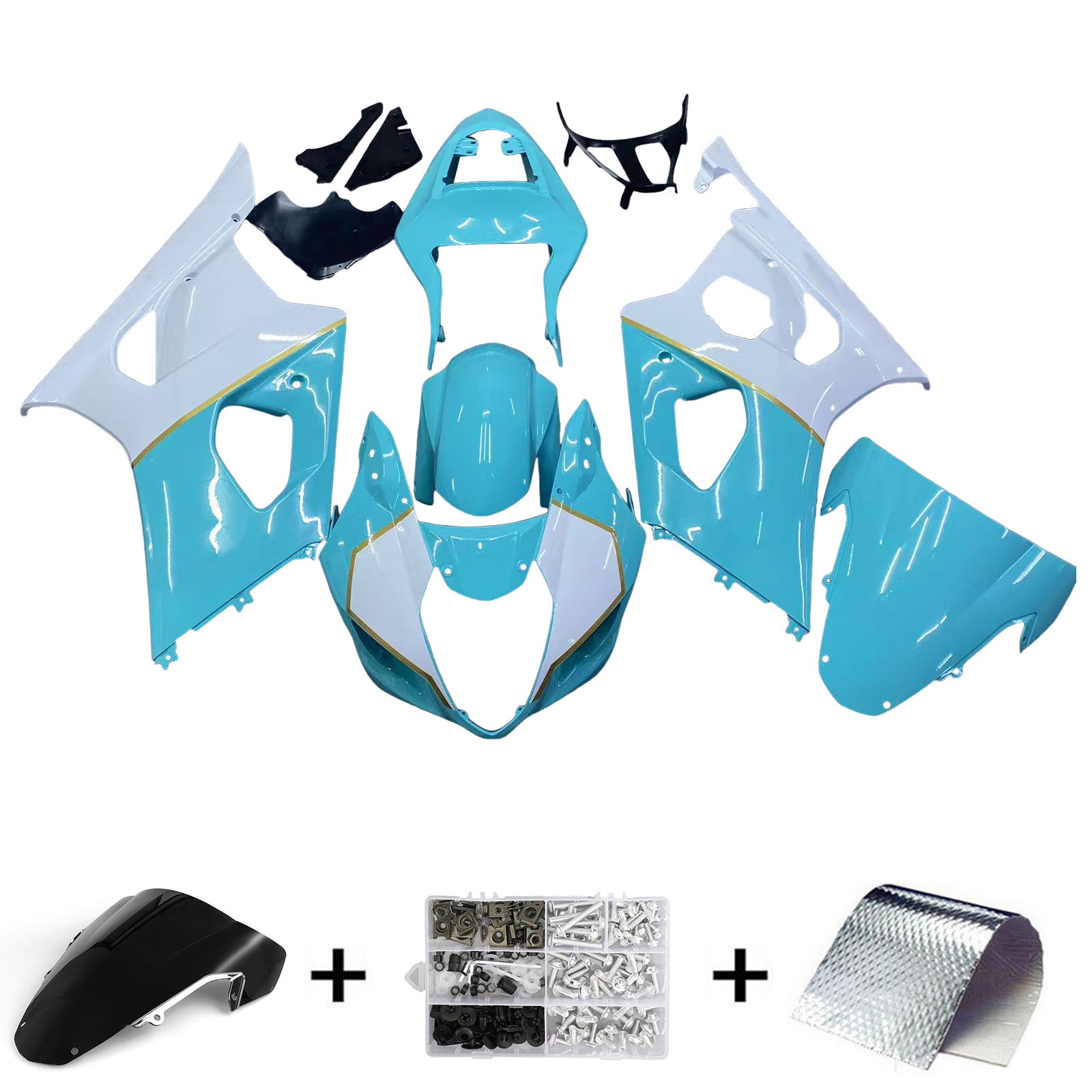 Suzuki GSXR1000 2003-2004 Fairing Kit K3